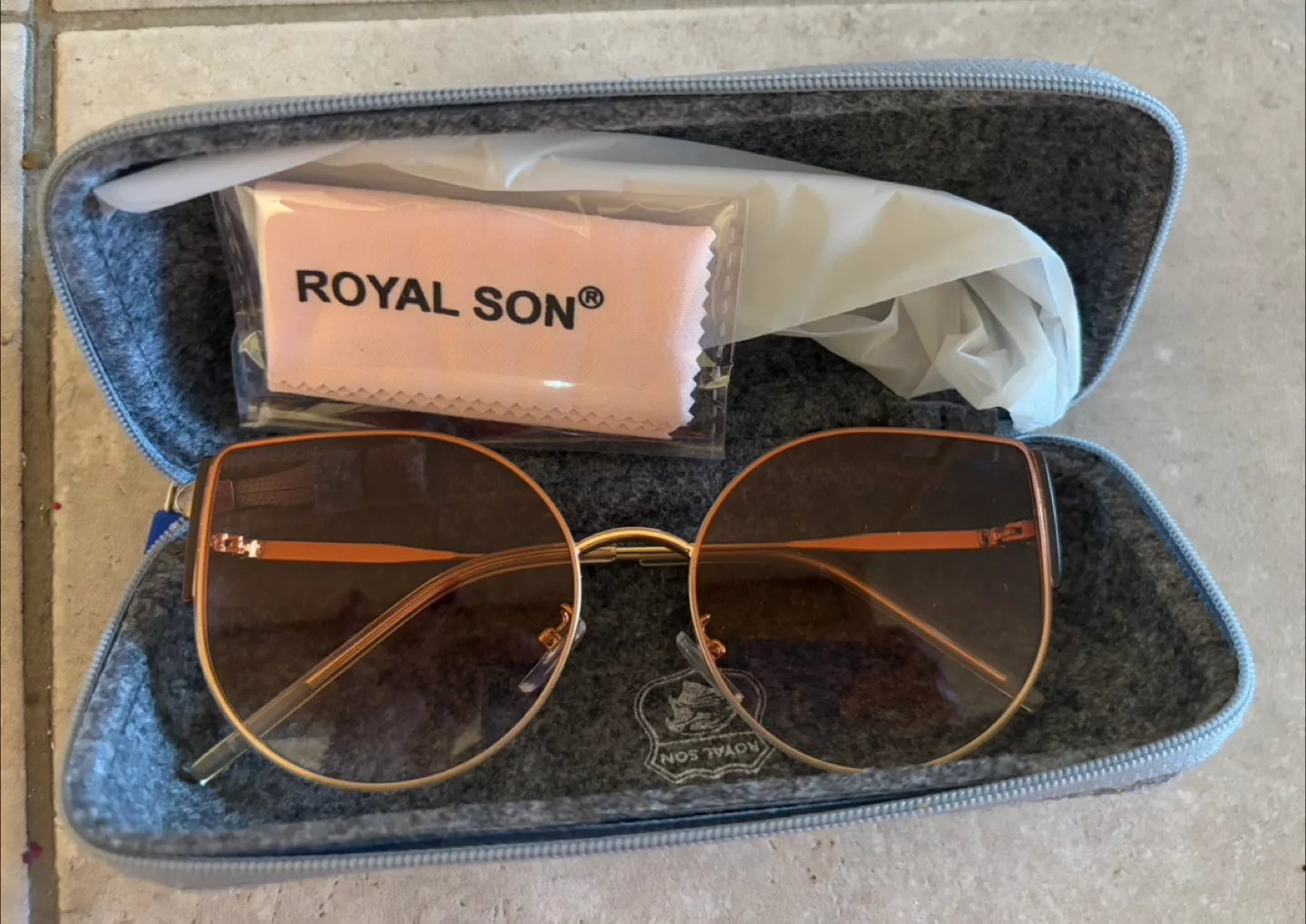 Royal Son Sunglasses with Case for women thumbnail