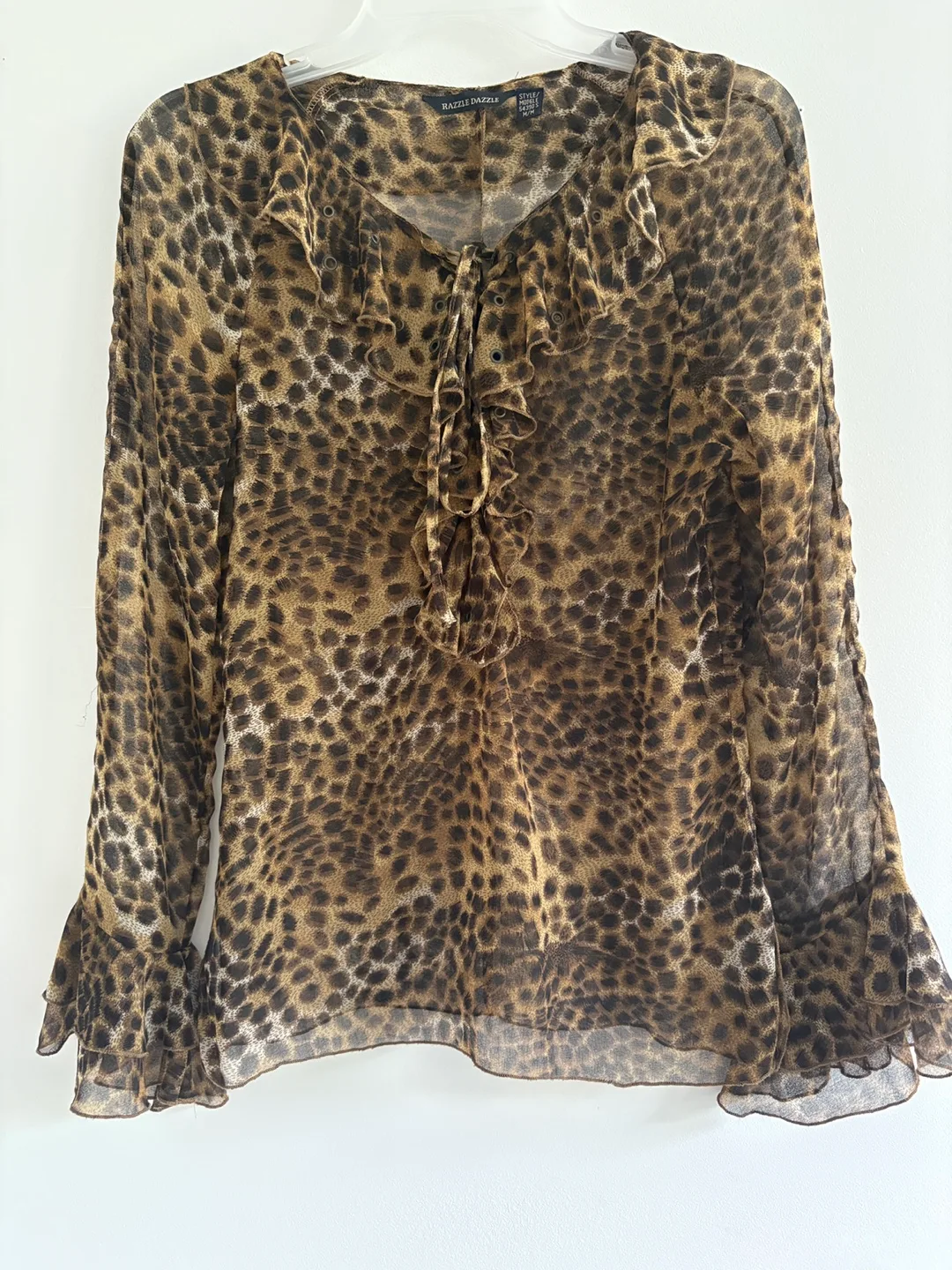 Beautiful Razzle Dazzle Blouse - Size M thumbnail