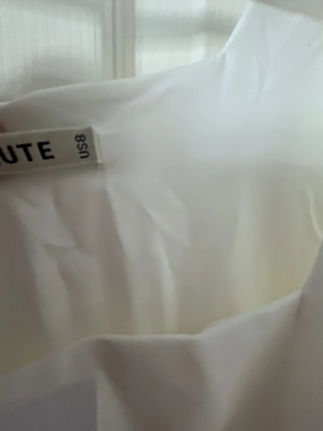 New FEHAUTE White Lace A-Line Maxi Dress - US 8 image indicator(2)