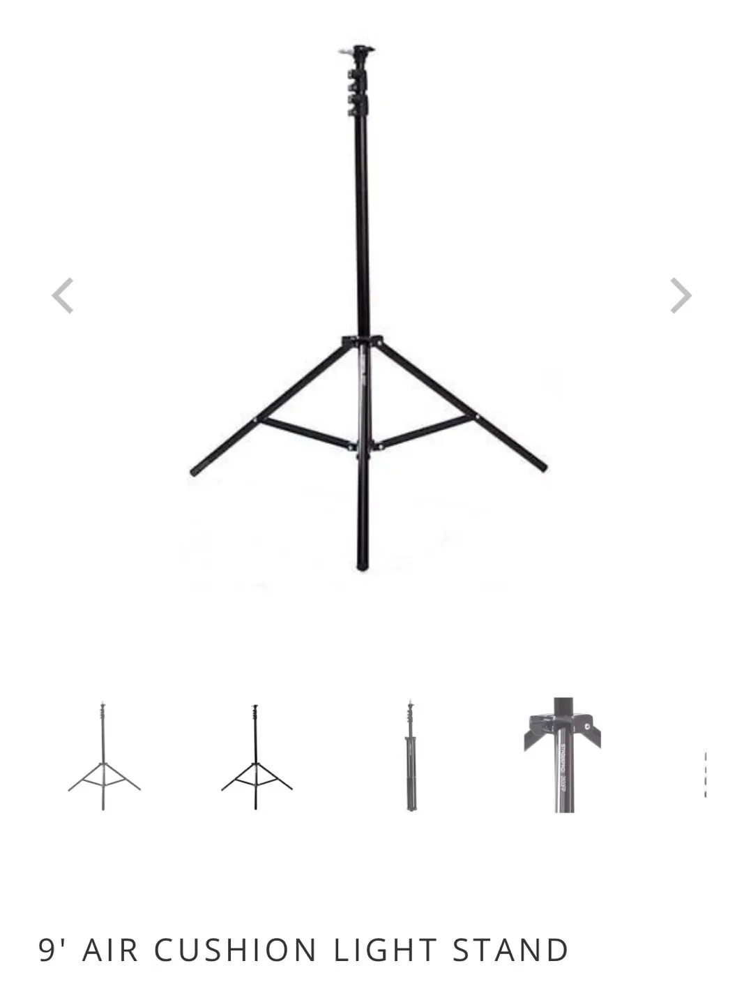 9' Air Cushion Light Stand- Stobepro thumbnail