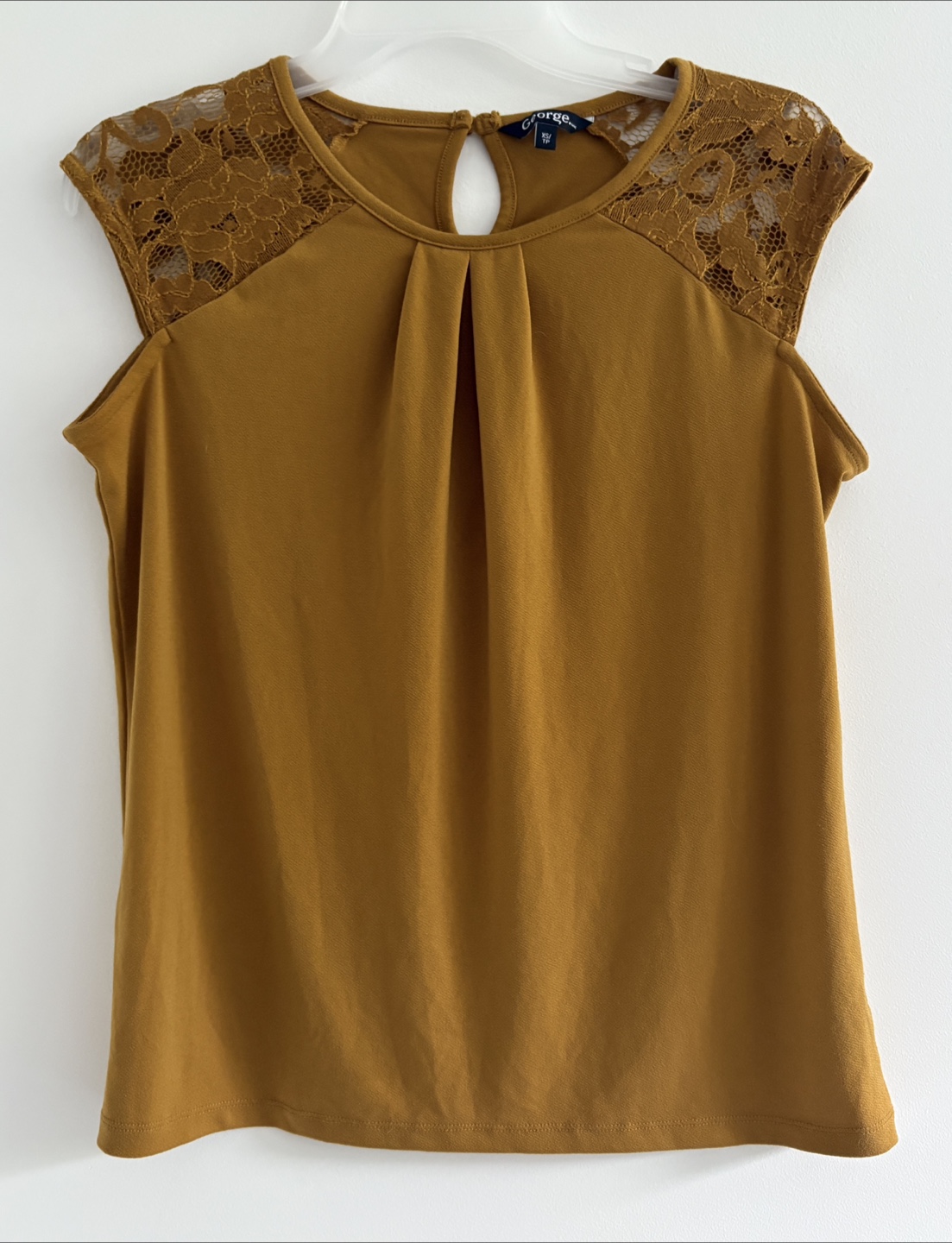 George Lace Shoulder Top - Size S