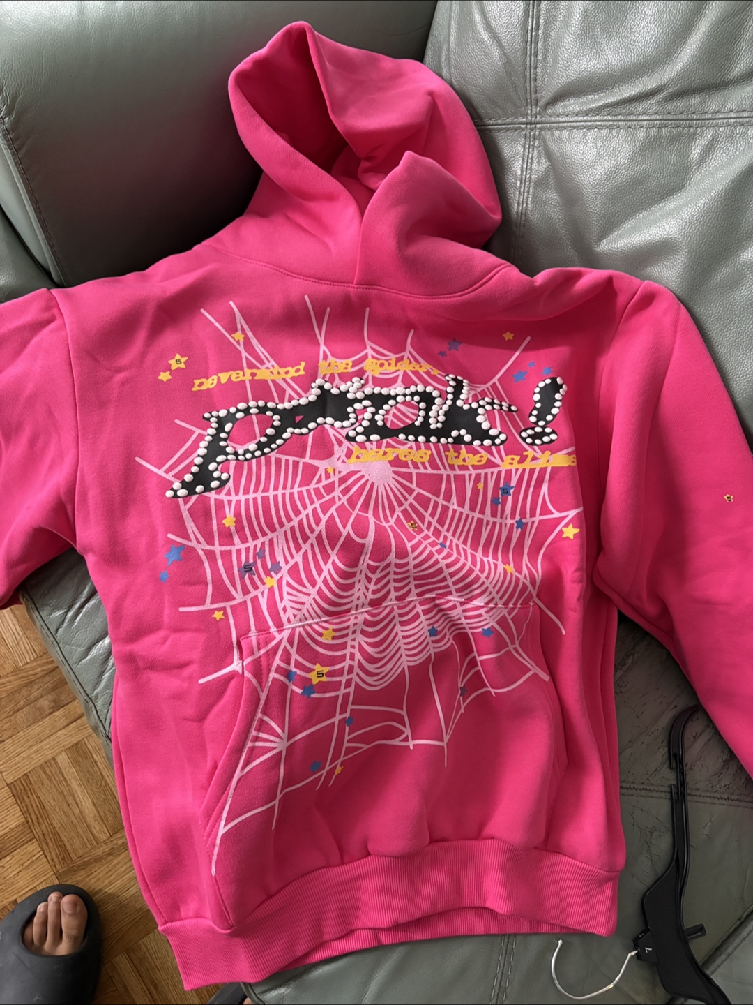 Pink Sp5der Hoodie