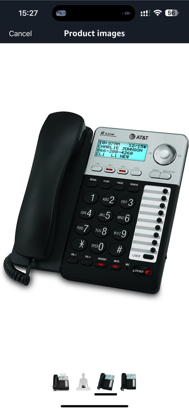 AT&T ML17929 Two-Line Corded Speakerphone (ML17929) by AT&T - photo 4