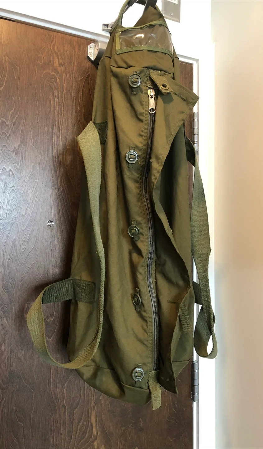 Vintage Military Duffle Bag authentic Army thumbnail