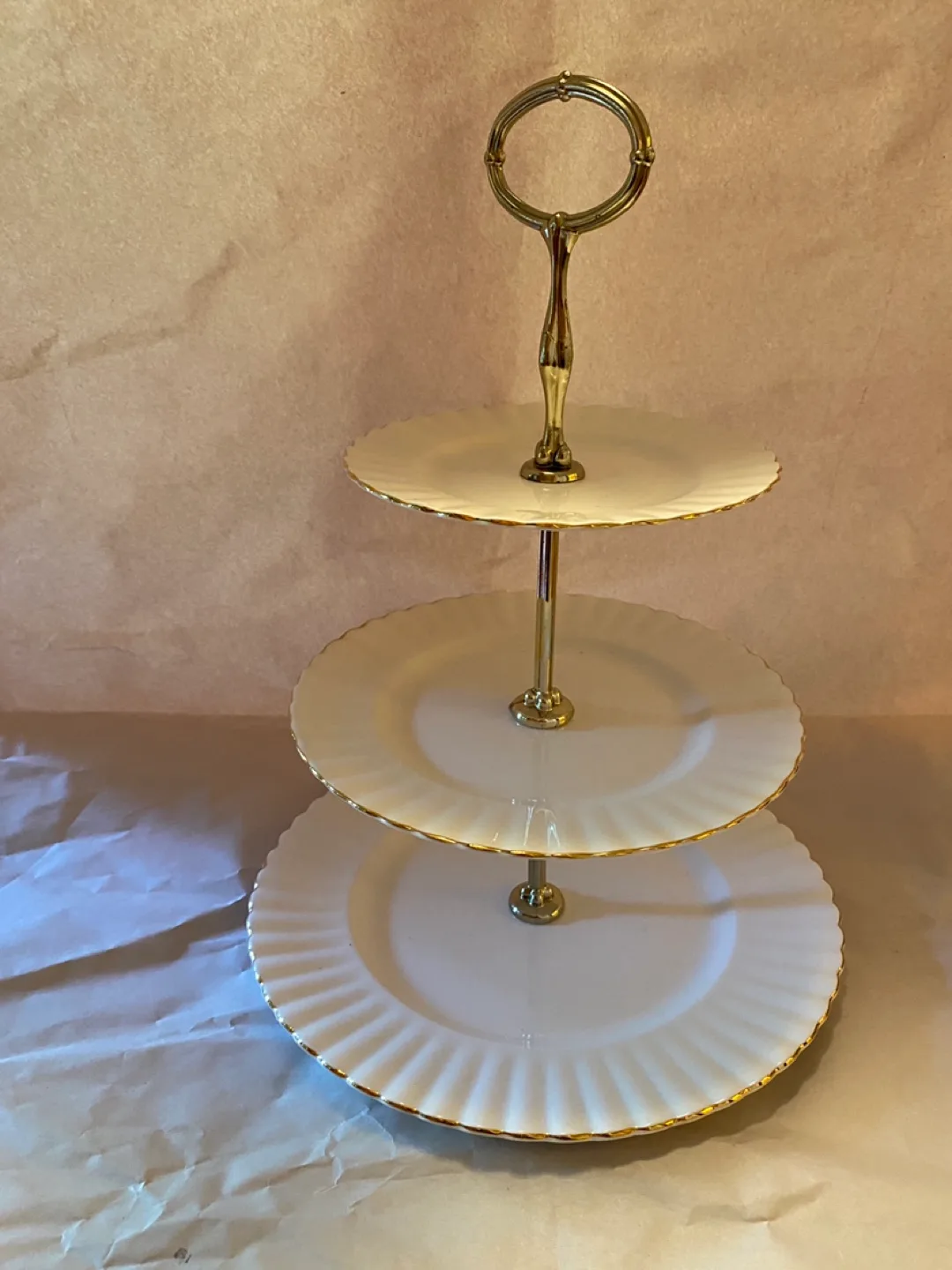 Royal Albert Val D'or 3-Tier Cake Stand thumbnail