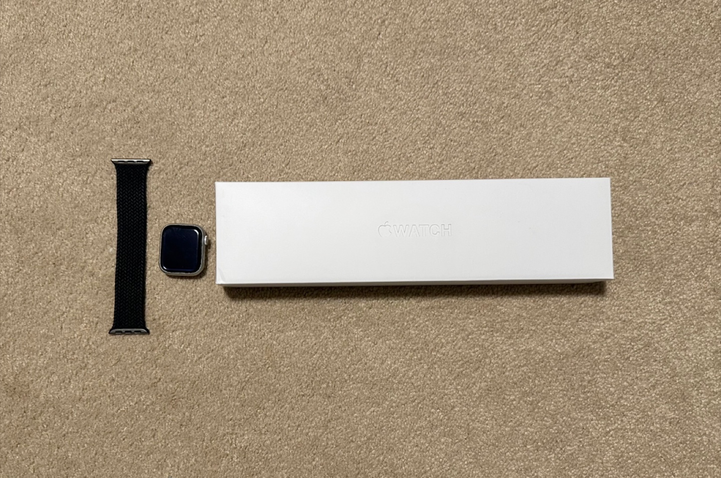 Apple Watch Series 8 41mm with Midnight 41mm bands