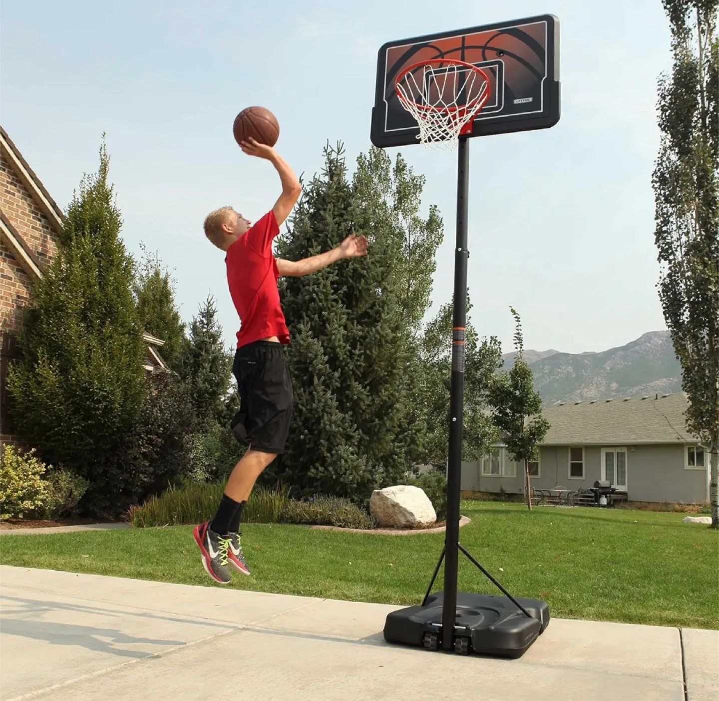 Brand New Lifetime Height Adjustable Basketball System image indicator(9)