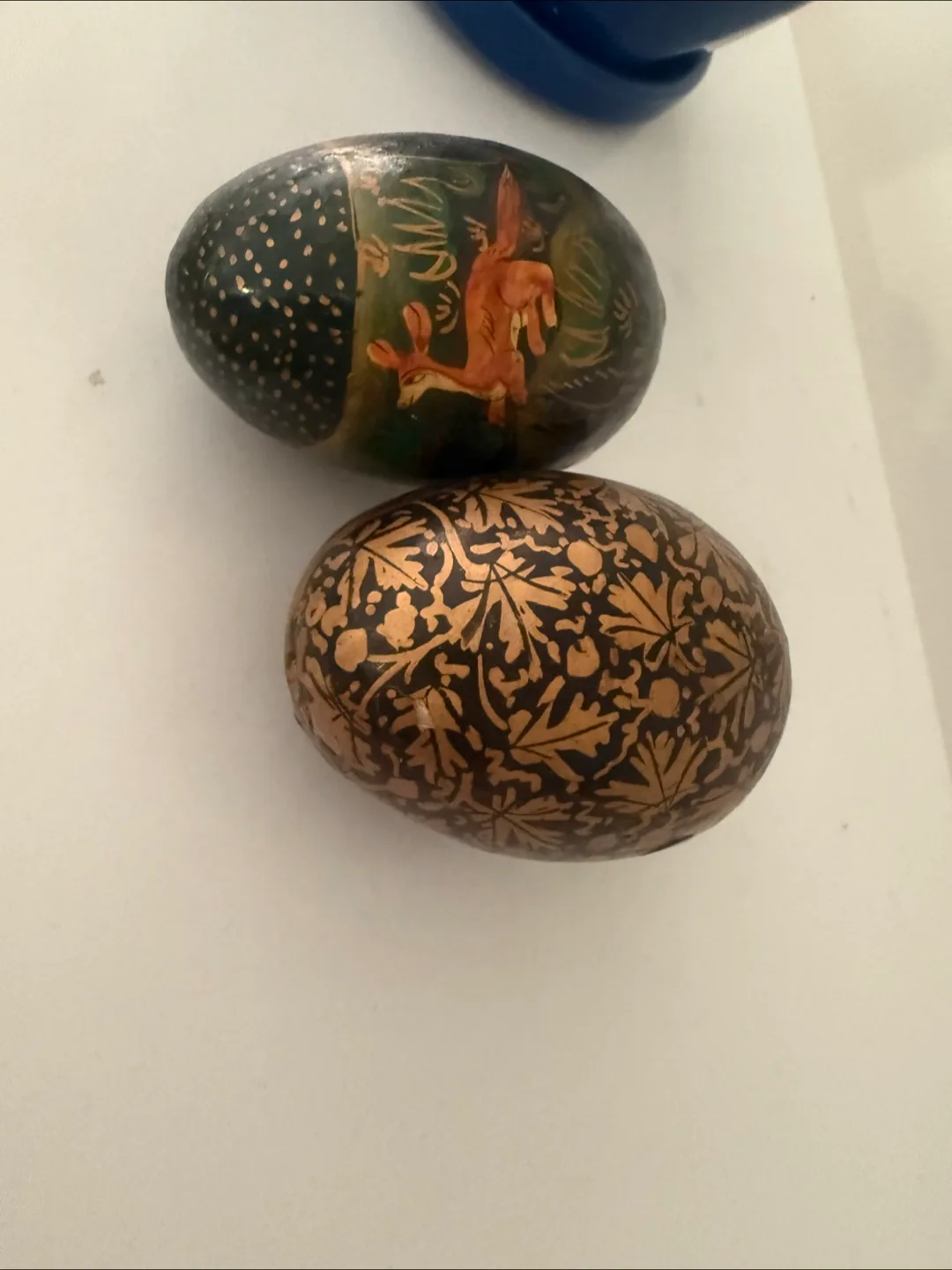 Two Decorative Painted Eggs 🇨🇦 thumbnail
