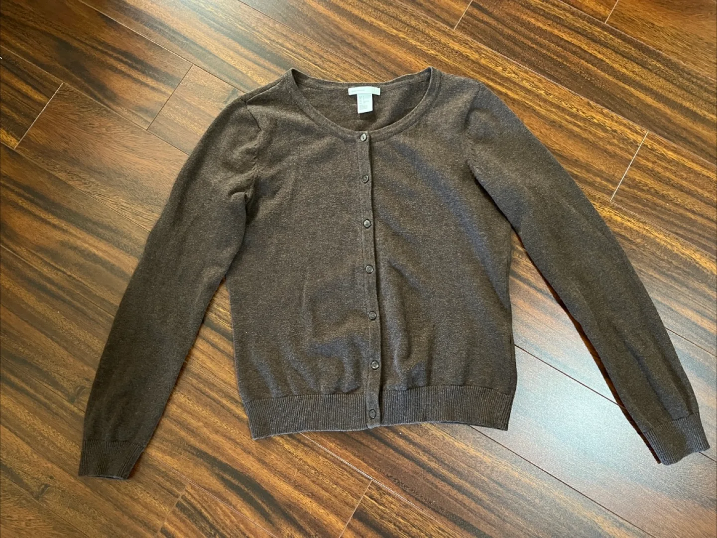 H&M women’s small brown cardigan, excellent condition thumbnail
