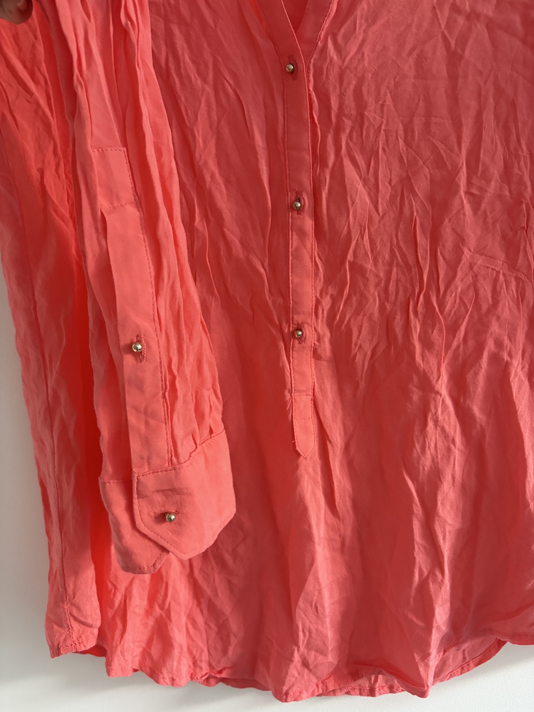 Zara Woman Coral Blouse - Size M - photo 3