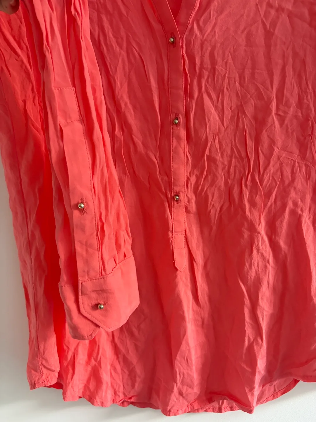 Zara Woman Coral Blouse - Size M image indicator(3)
