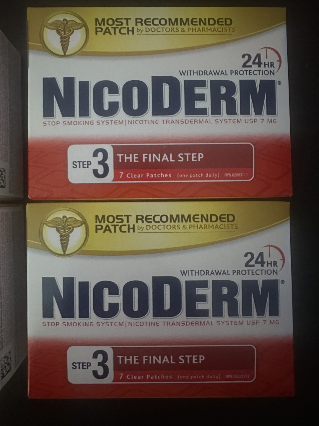 Nicoderm Step 2 & 3 Patches + Nicorette Gum