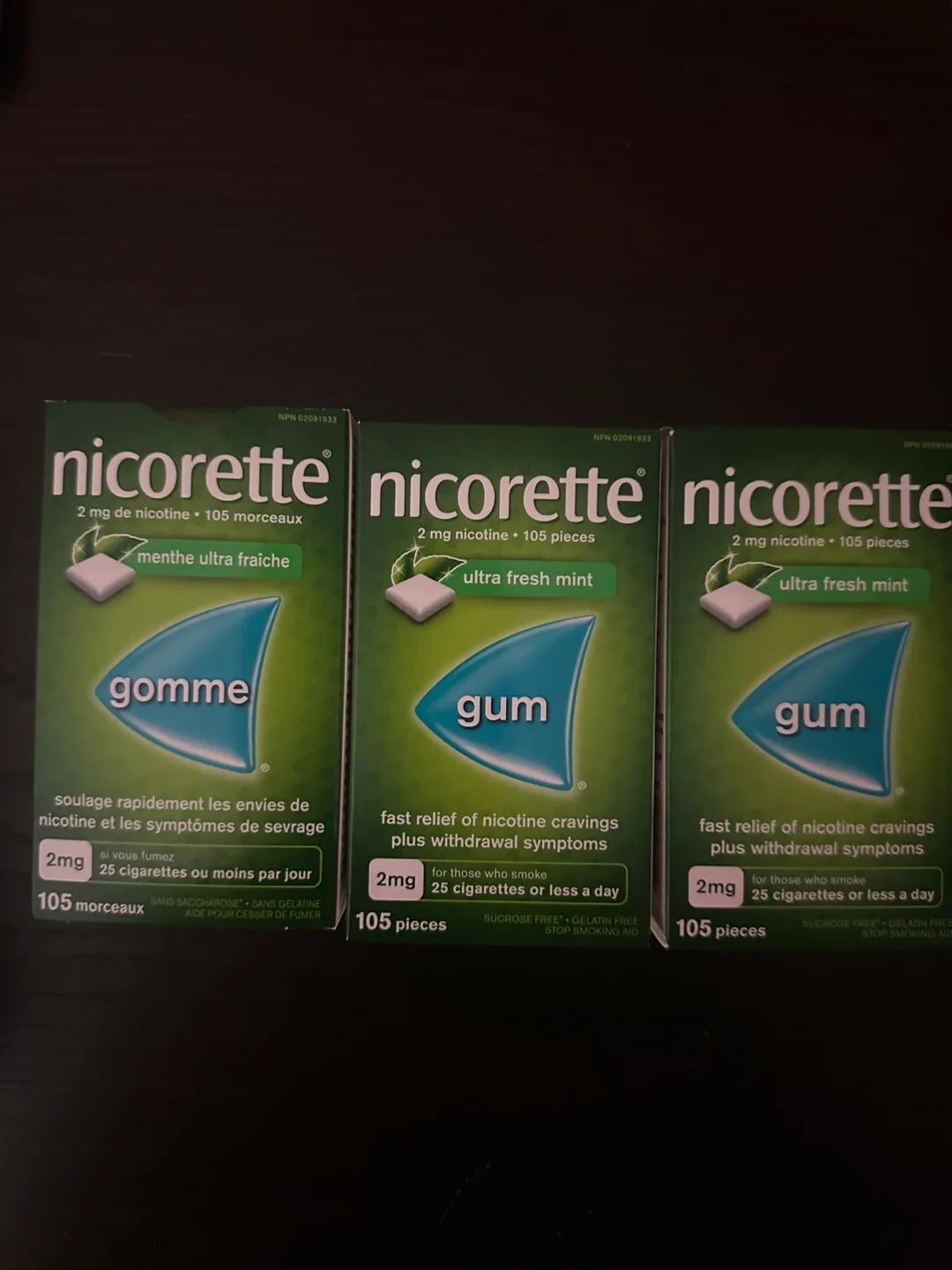 Nicoderm Step 2 & 3 Patches + Nicorette Gum image indicator(4)