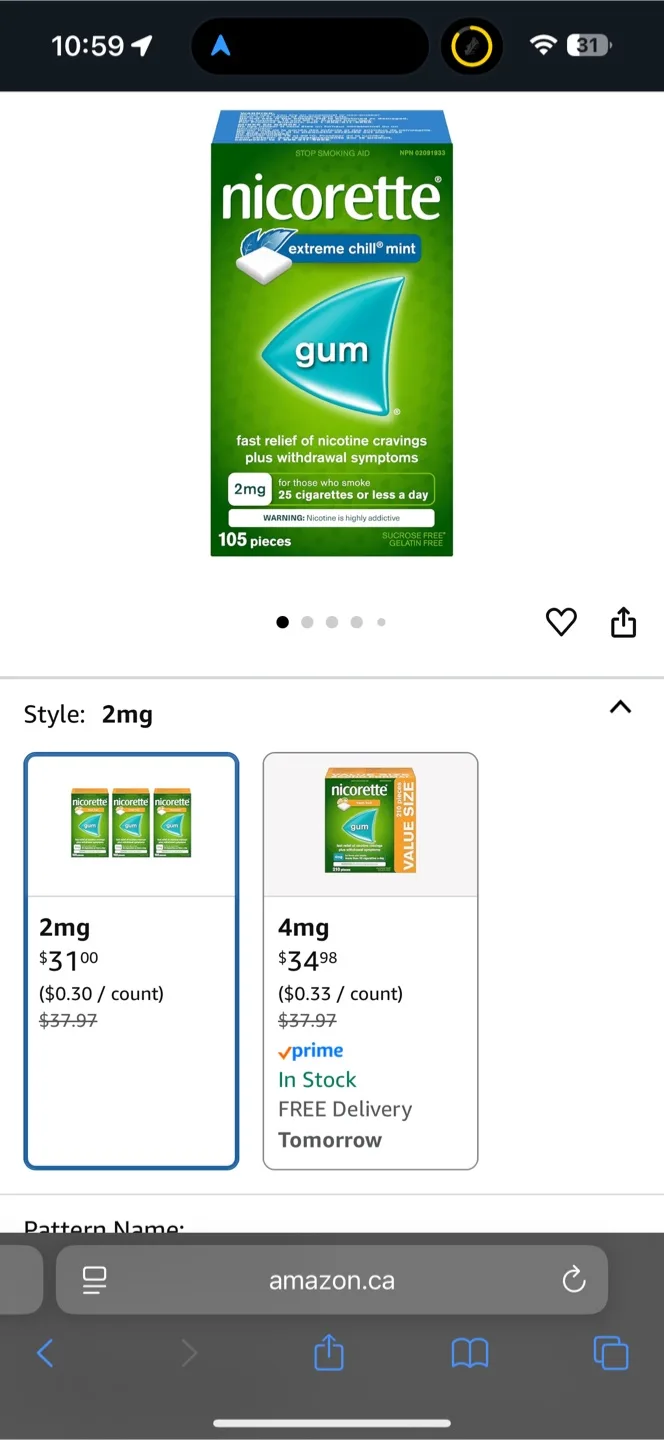 Nicoderm Step 2 & 3 Patches + Nicorette Gum image indicator(8)