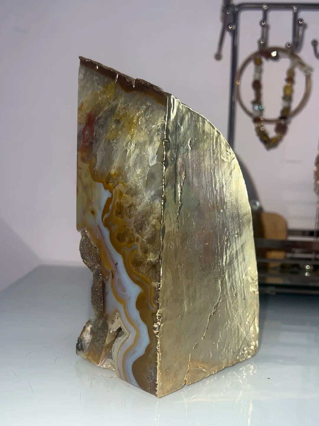 Agate Bookends - Unique Home Decor image indicator(5)