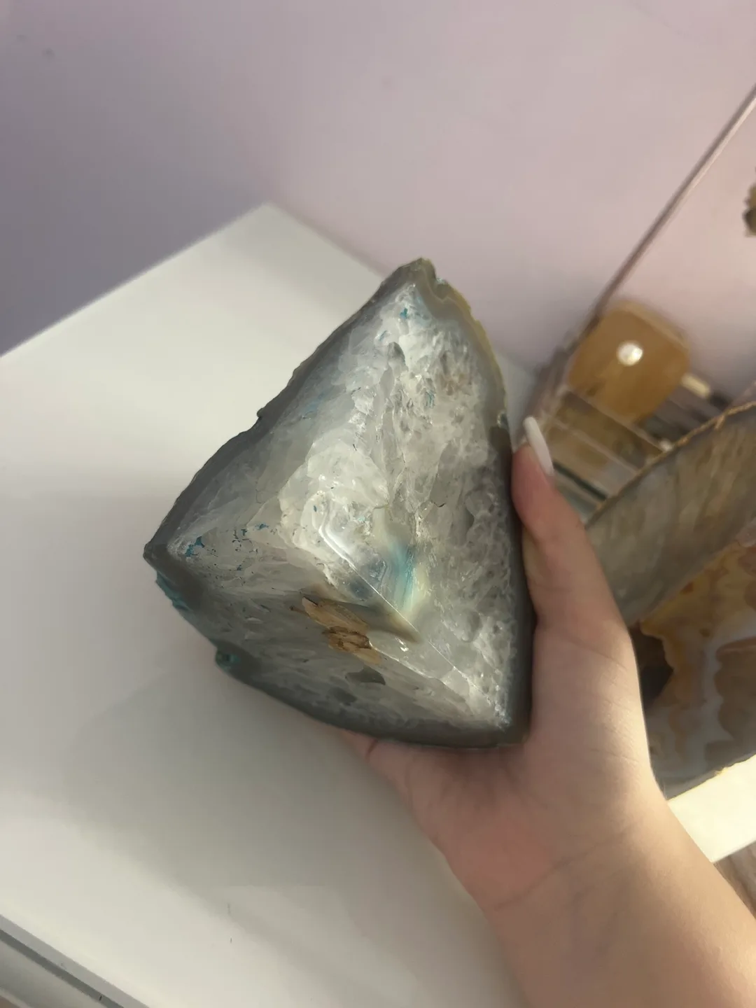 Agate Bookends - Unique Home Decor image indicator(4)