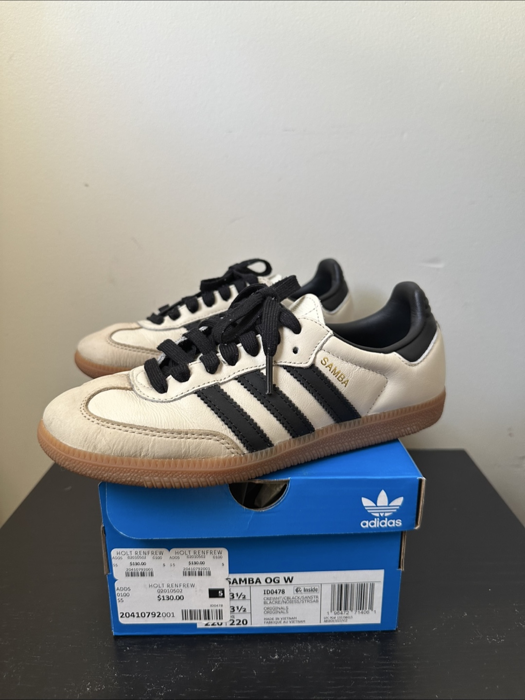 Adidas Samba OG Cream/Black