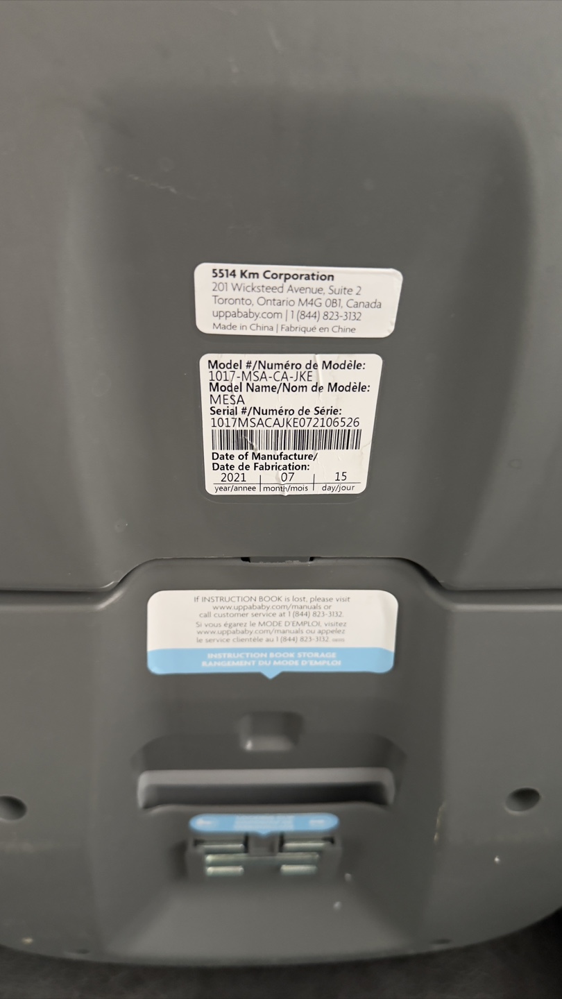 UPPAbaby MESA Infant Car Seat Base - photo 2