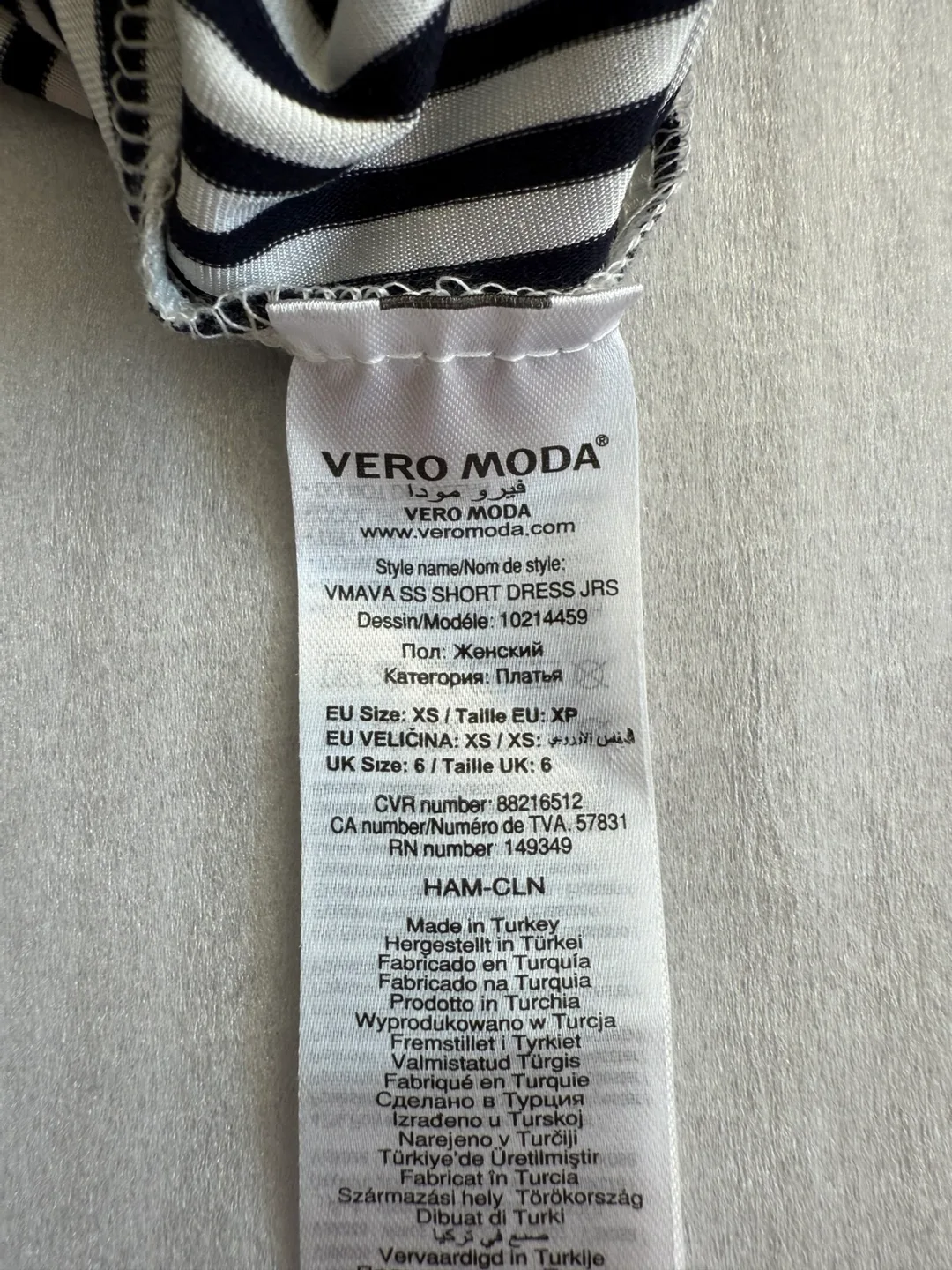 VERO MODA Striped Dress - Size XS (Excellent condition) image indicator(6)