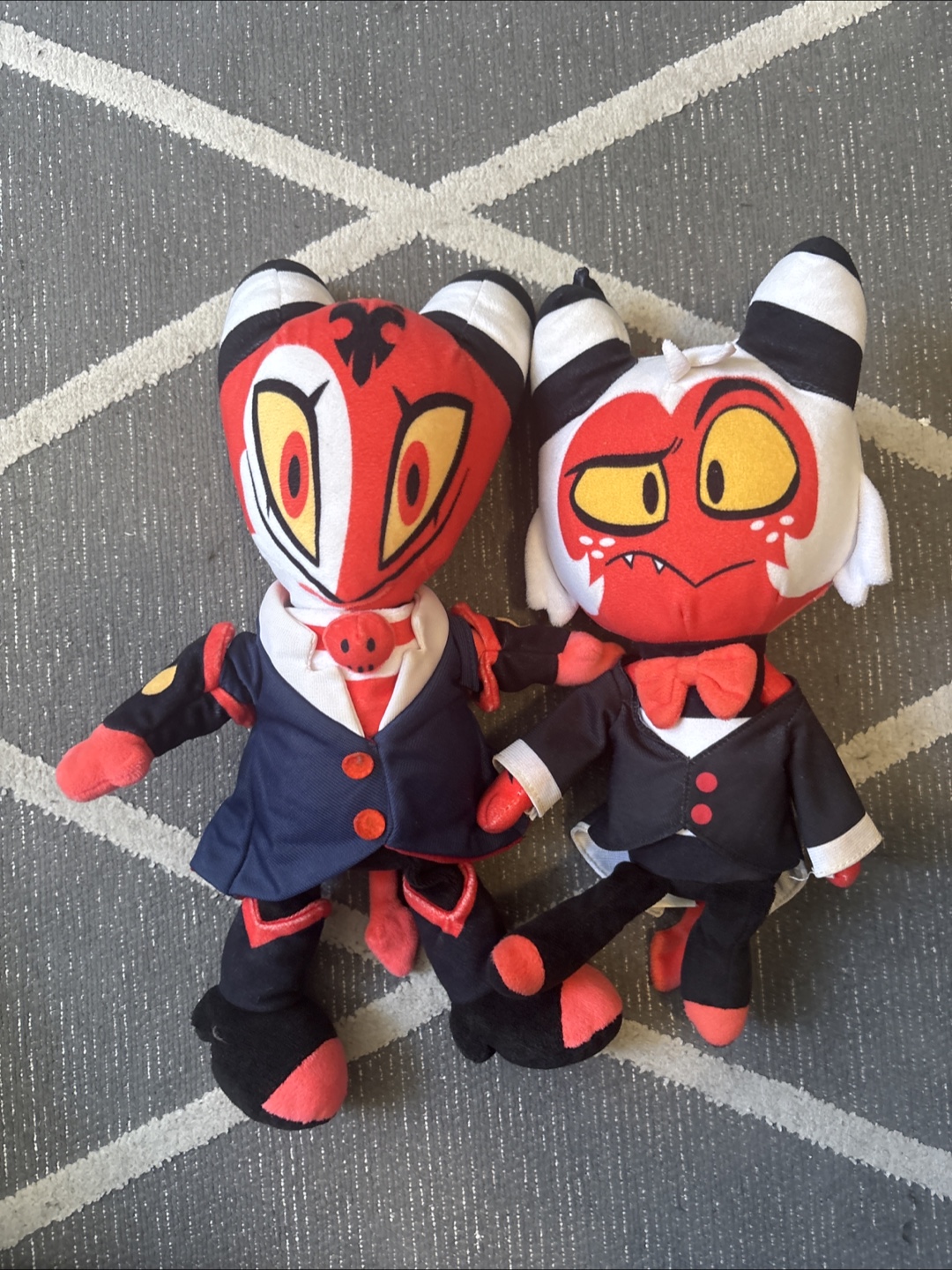 Official Helluva Boss Blitzø and Moxxie Plushies