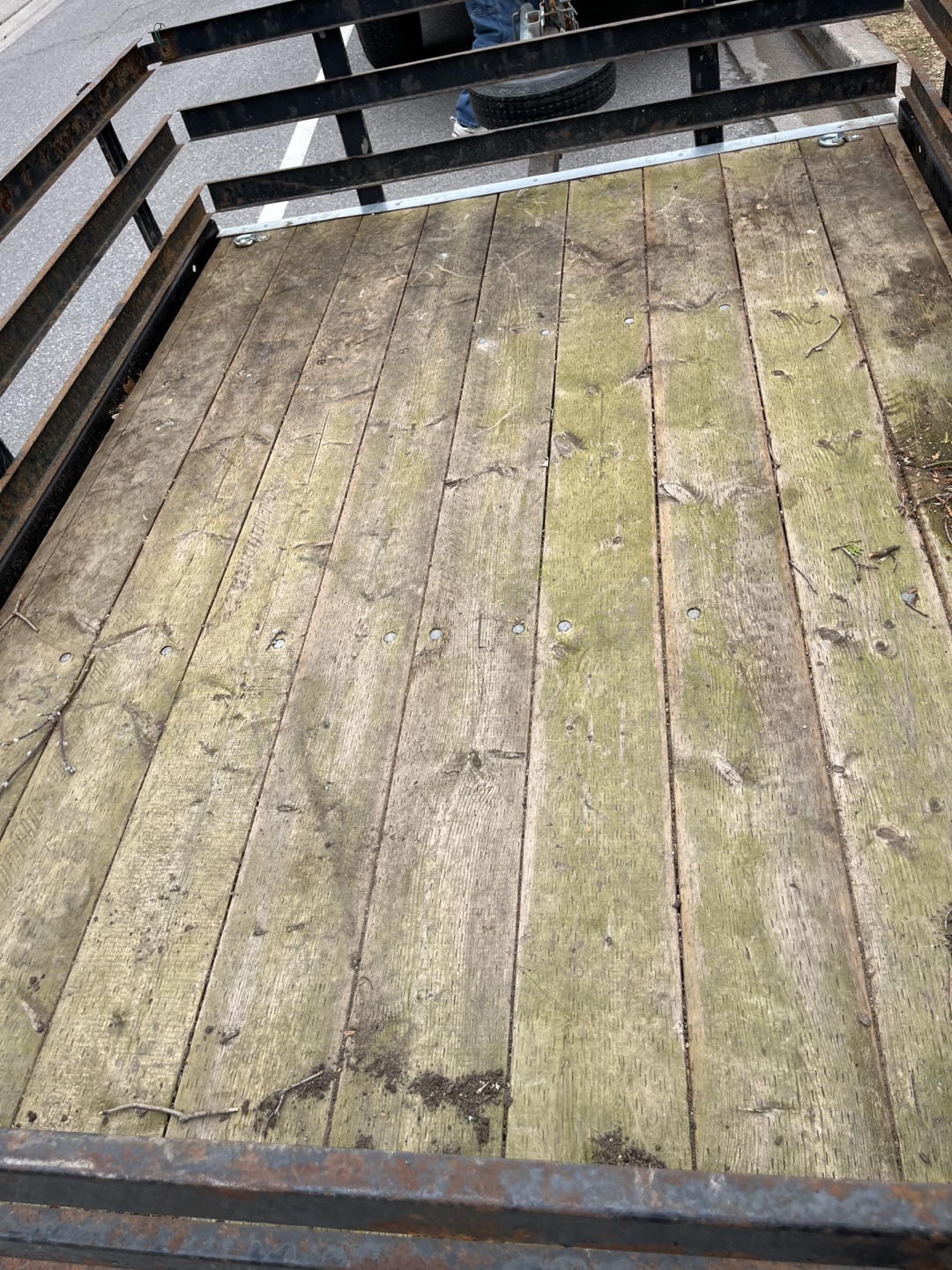 Used Utility Trailer 8 ft x 6 ft with tilting deck