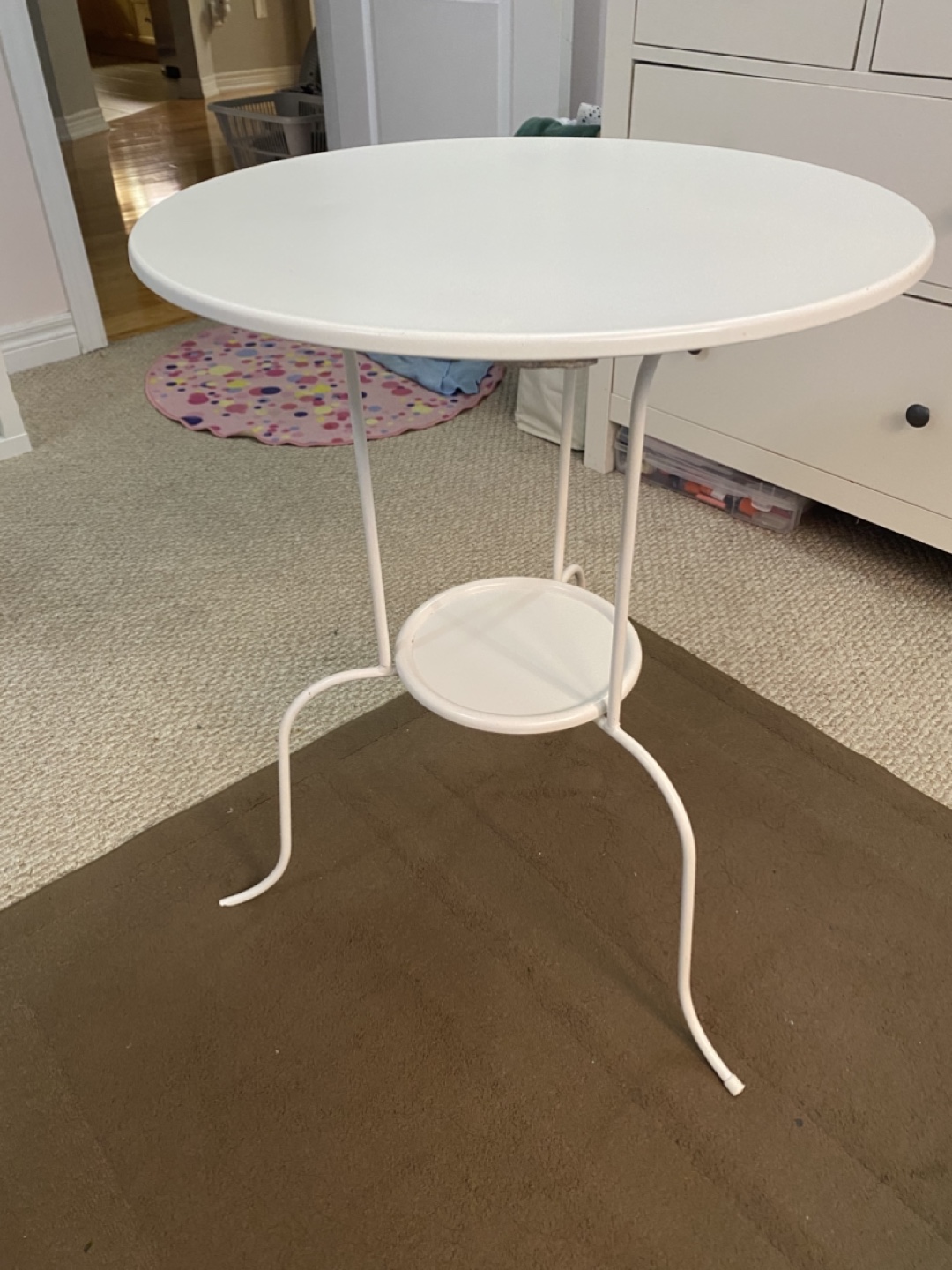 IKEA White Side Table - photo 3