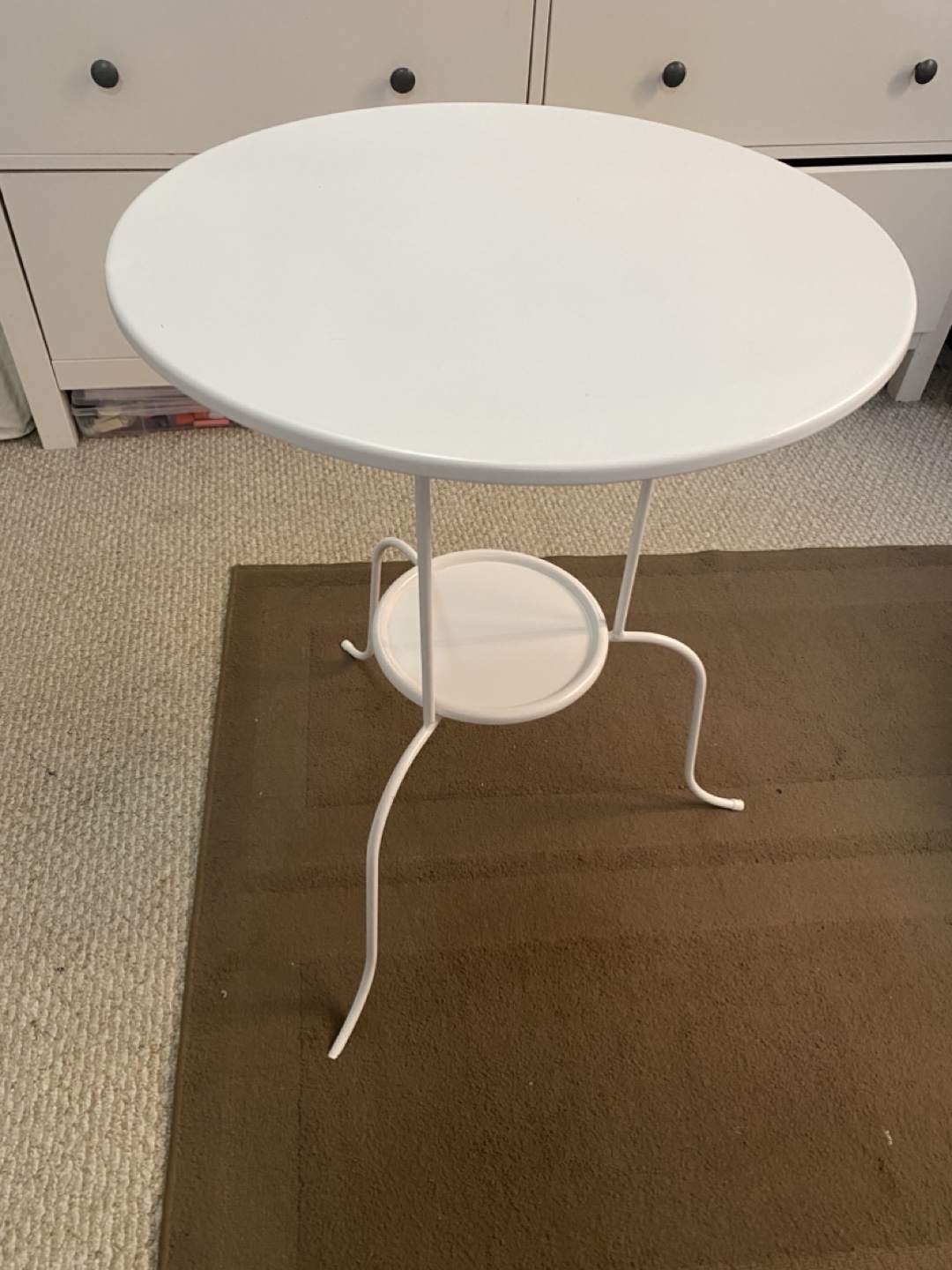IKEA White Side Table - photo 2