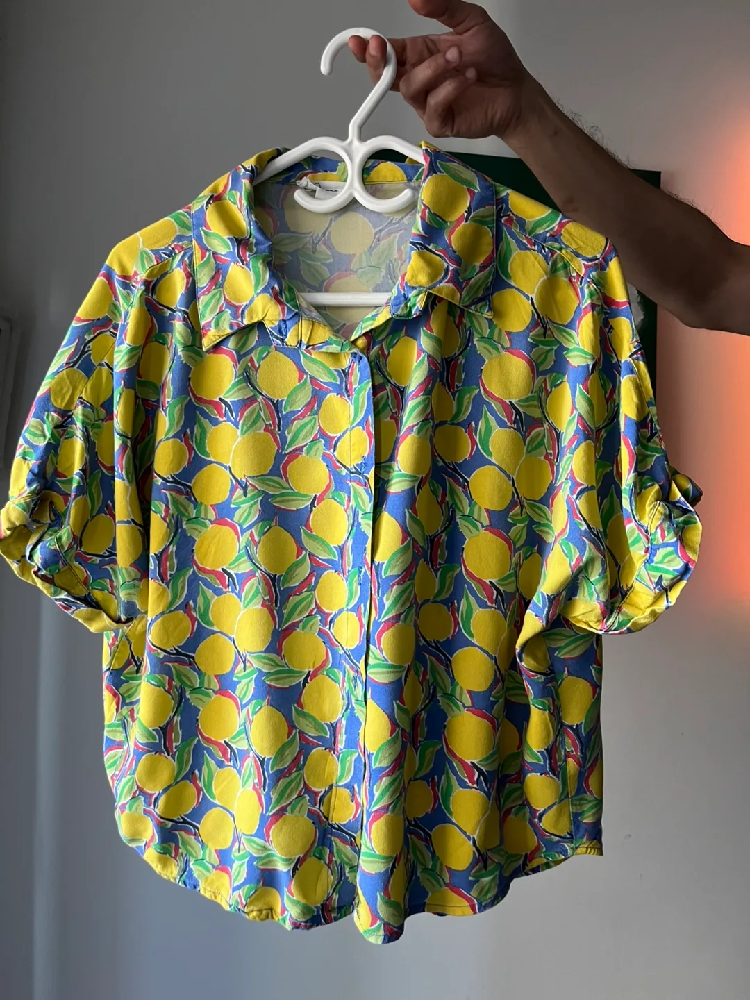 Lemon Print Viscose Blouse thumbnail