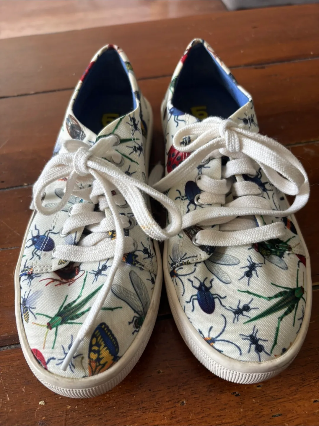 Loudmouth Sneakers with Bug Print big kids size 3 thumbnail