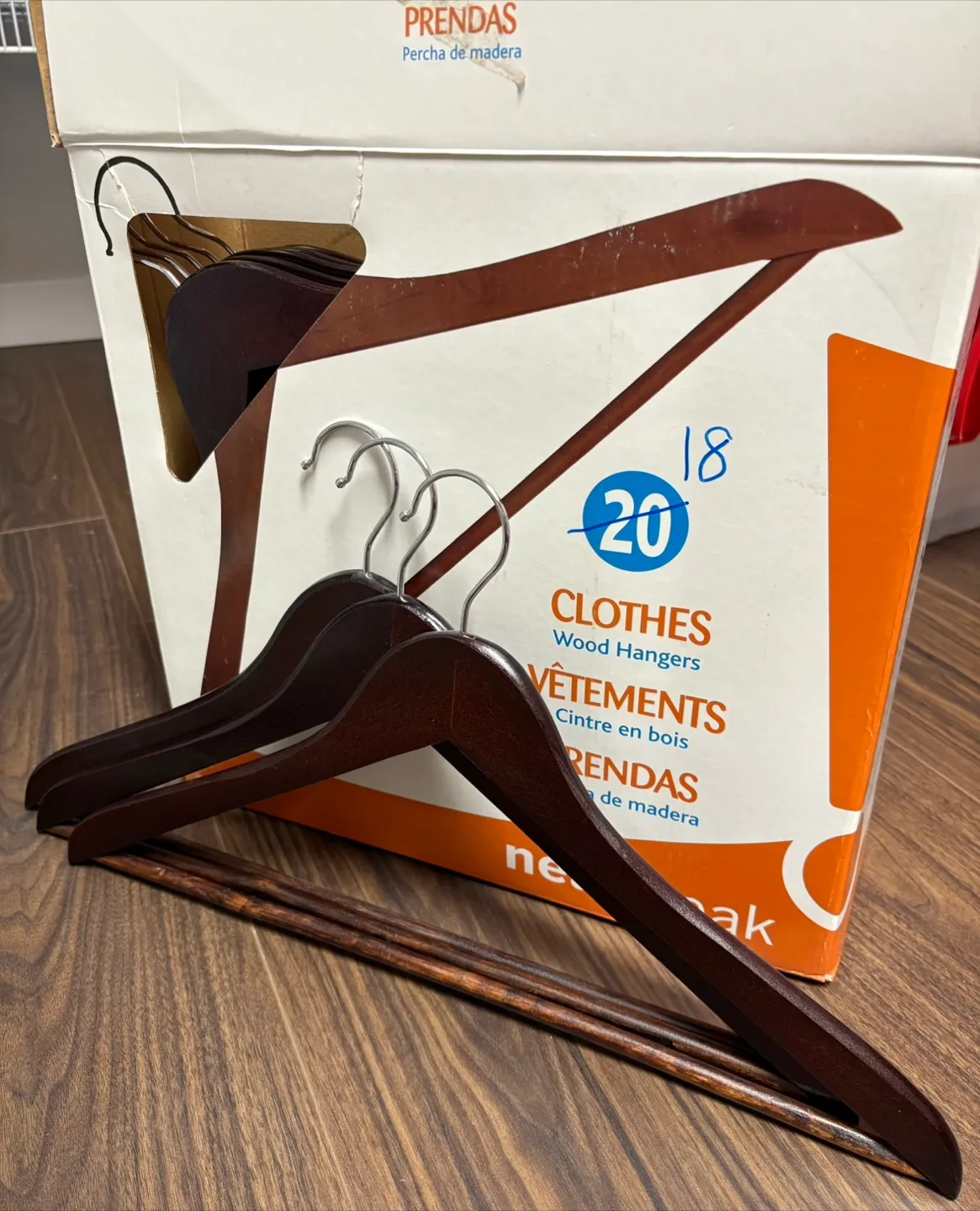 EUC Wood Clothes Hangers thumbnail