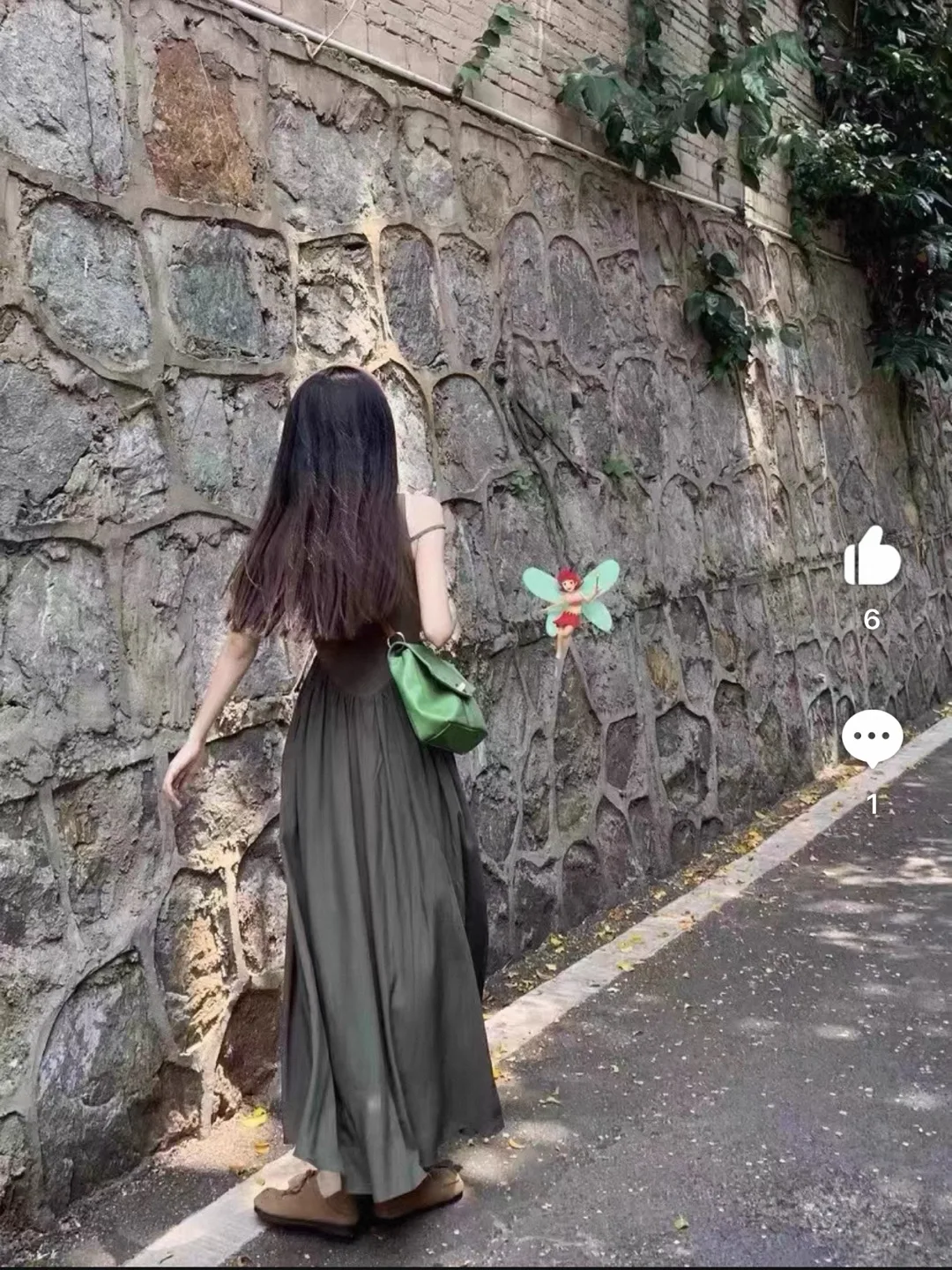 Olive Green Sleeveless Dress - S M and L image indicator(4)