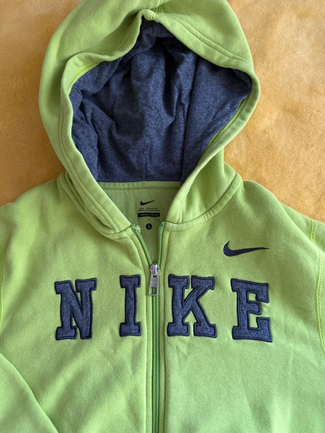 Nike Full Zip Hoodie - Green thumbnail