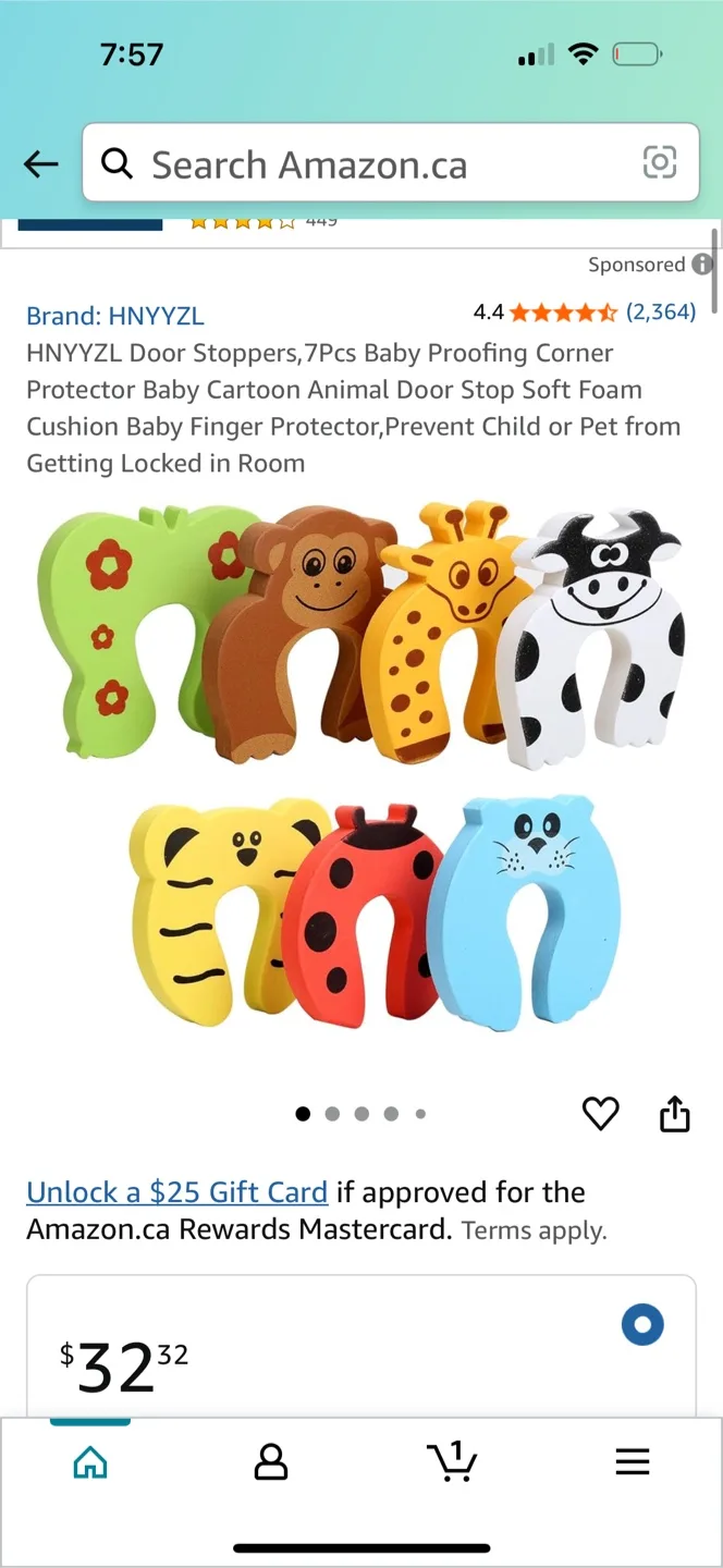 New HNYYZL Door Stoppers, 7-Piece Set thumbnail