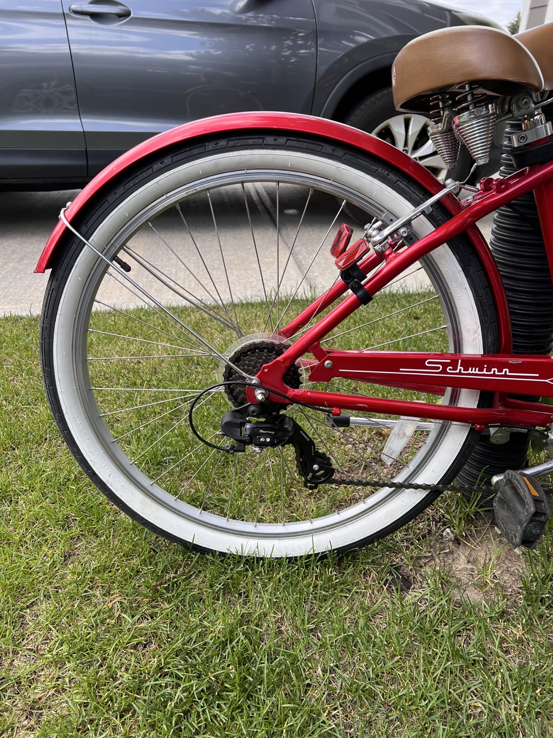 Schwinn Harbour Women's Cruiser Bike - Red - photo 4