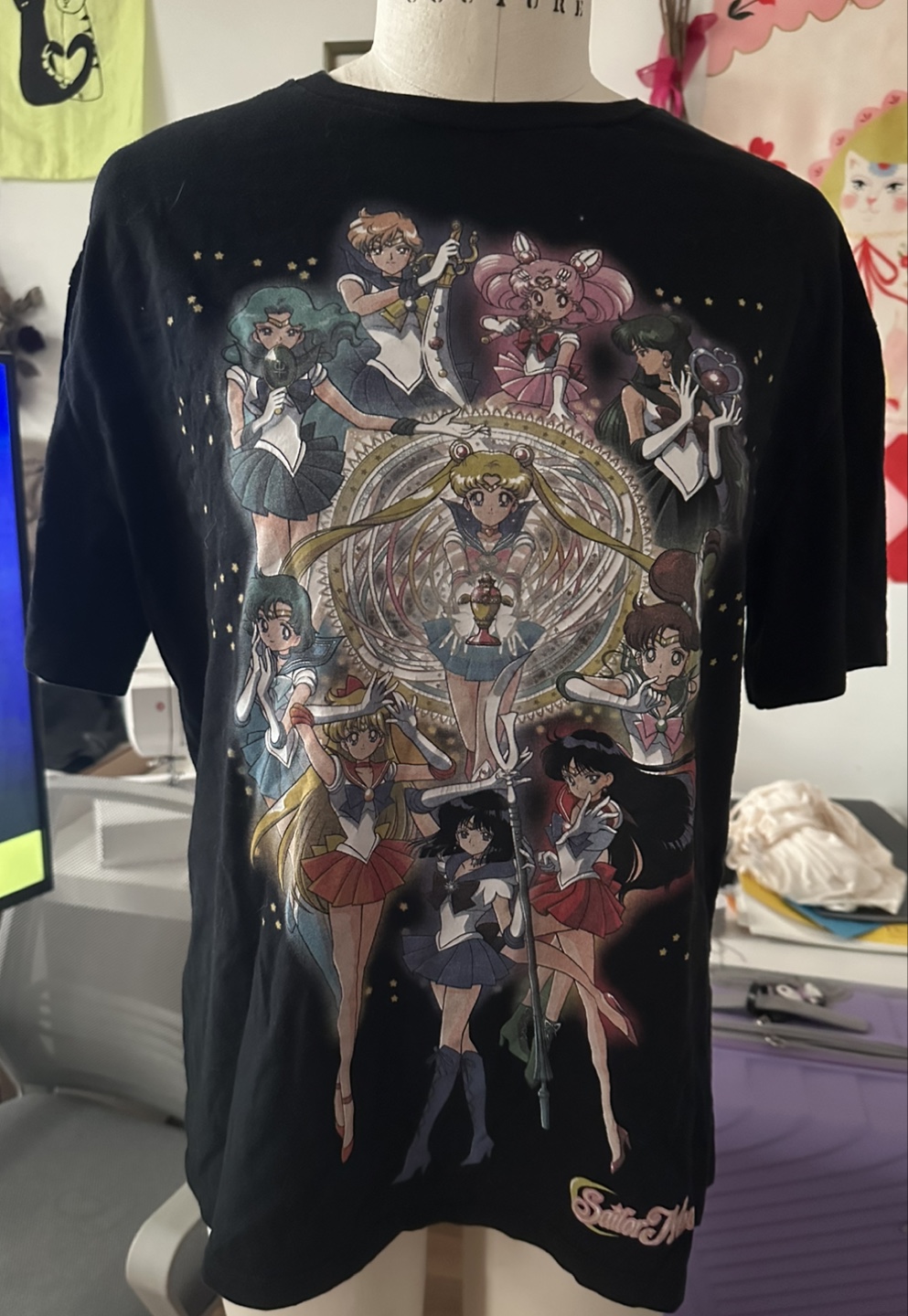 Sailor Moon Black T-Shirt