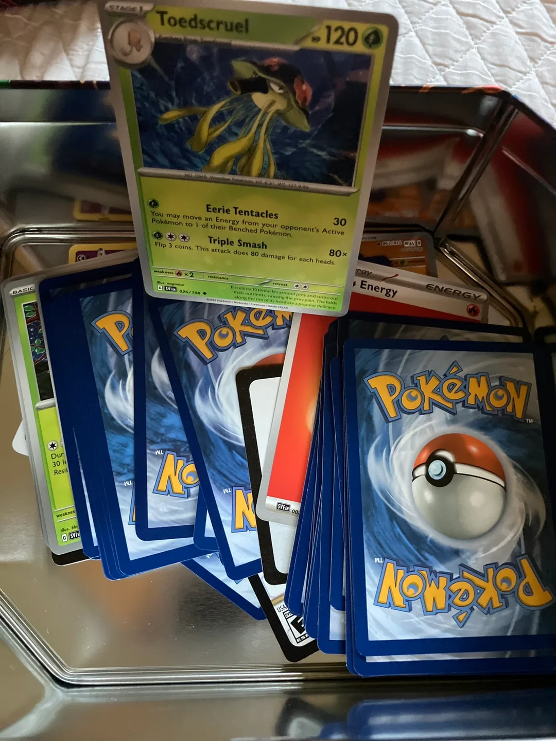 Pokémon Cards with Tin image indicator(2)