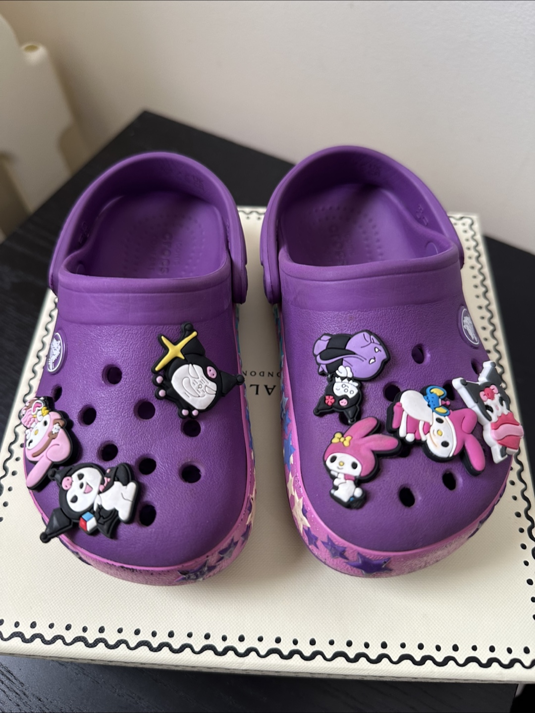 Crocs Purple light up Clog - C8