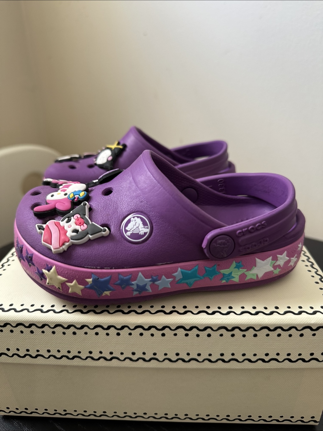 Crocs Purple light up Clog - C8 - photo 3