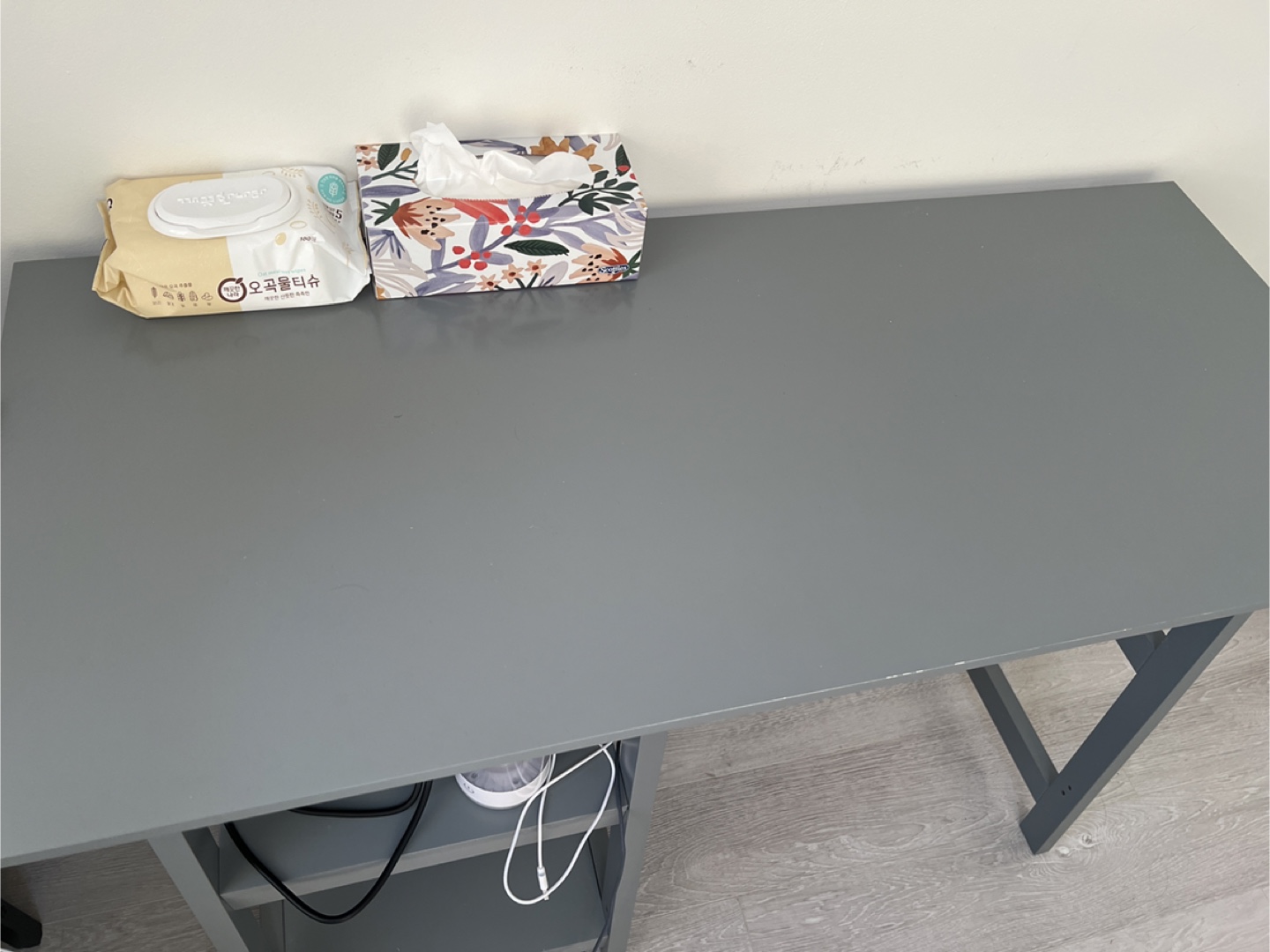 45inch Grey Wooden Desk