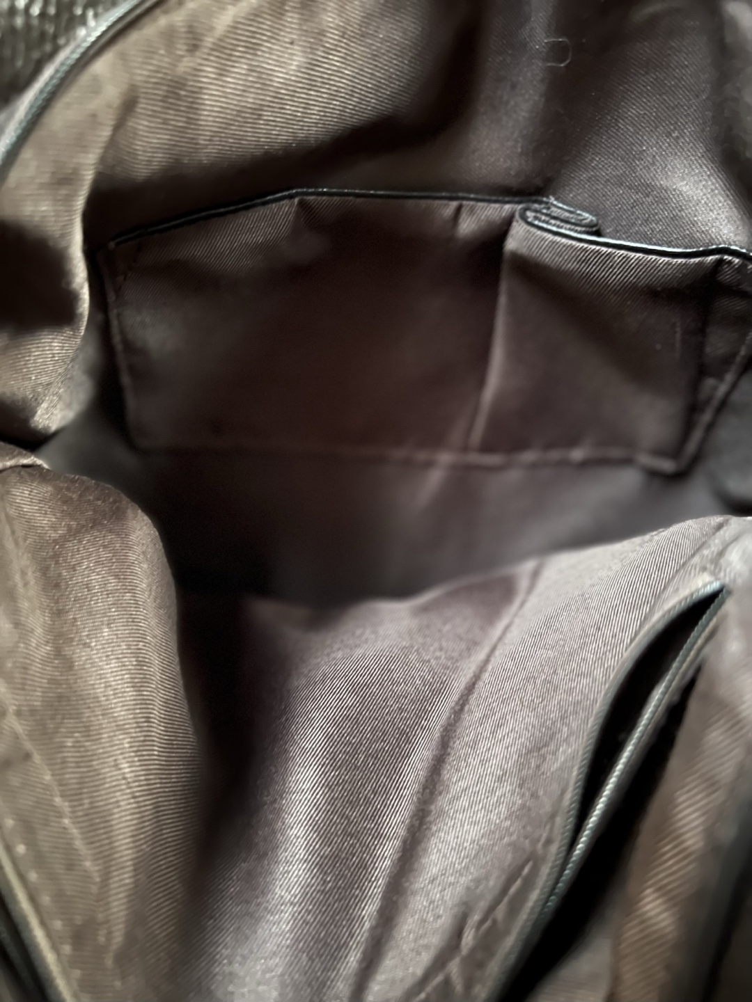 Vintage Leather Hobo Bag - Dark Brown - photo 5