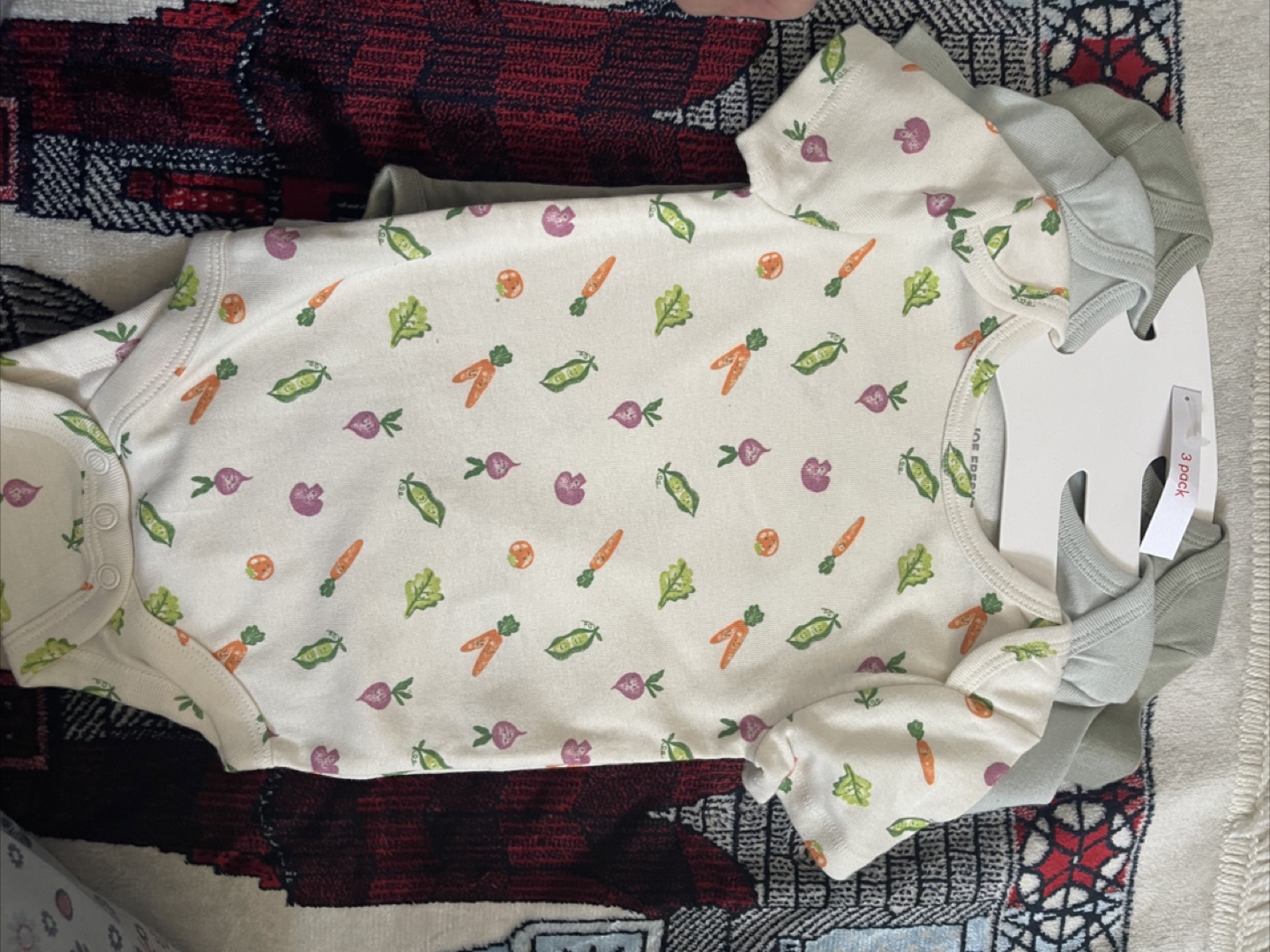 🇨🇦 Brand new Joe Fresh Baby Bodysuits - 3 Pack - photo 2