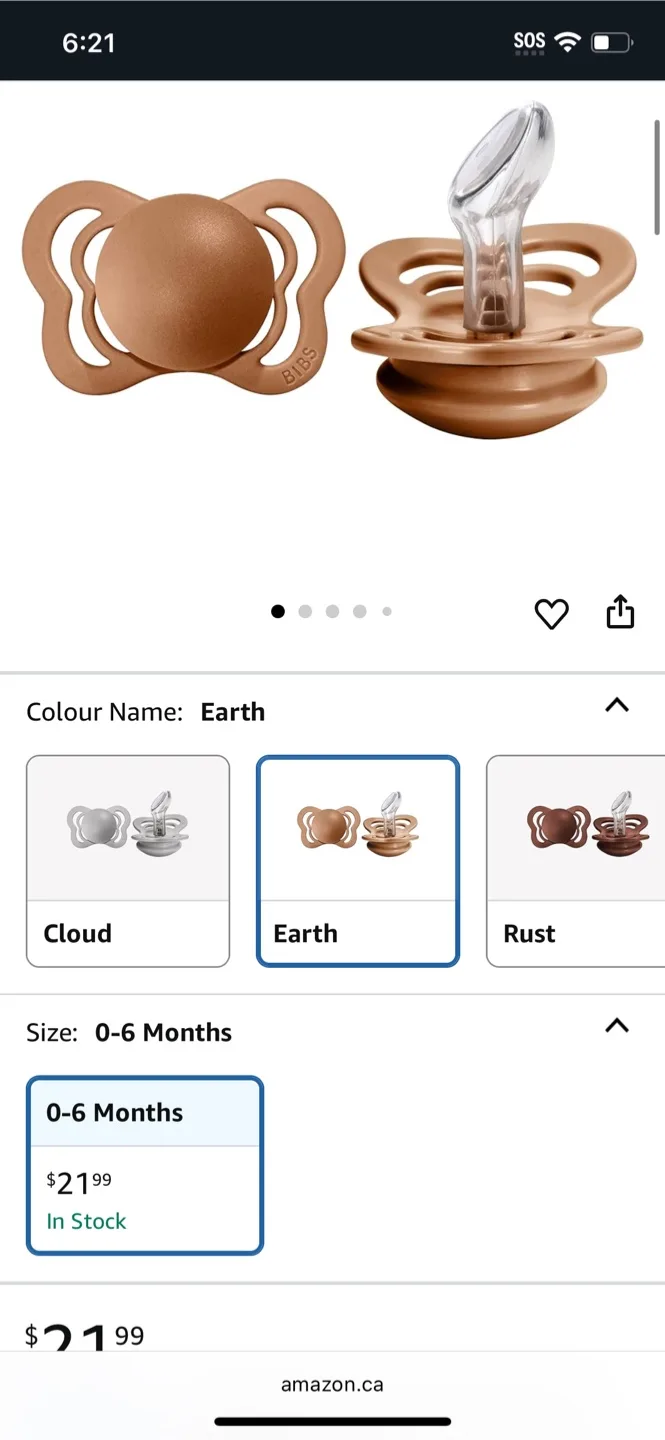 Live Clean Baby Skincare Set & Bibs Pacifiers (0-6 Months) image indicator(3)