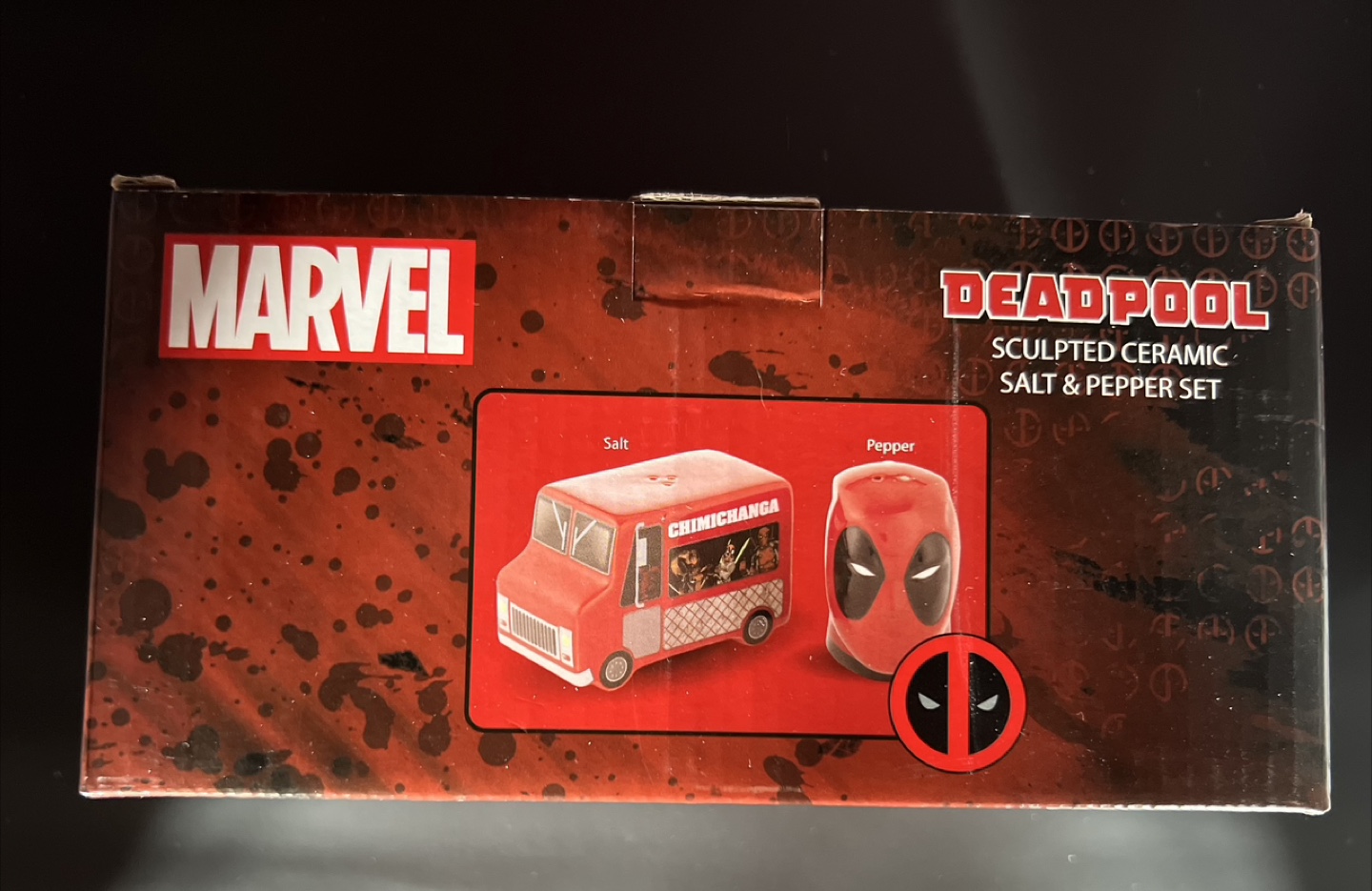 Marvel Deadpool Salt & Pepper Set - New in Box!