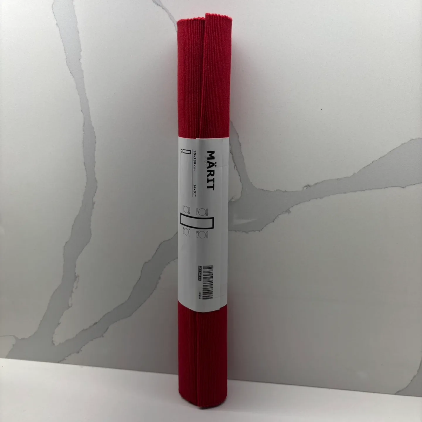 IKEA Red Table Runner 14x51” thumbnail