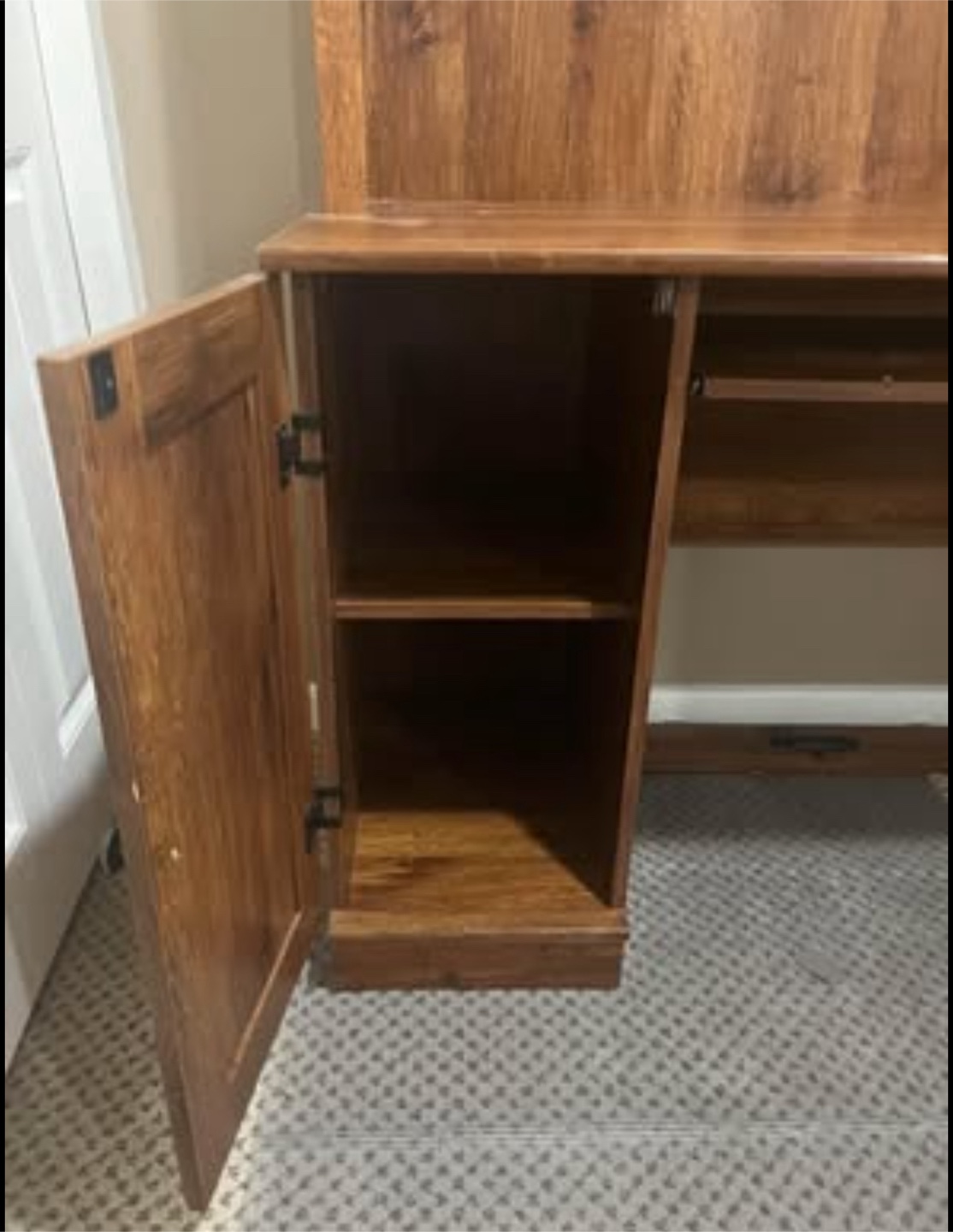 MOVING SALE- Office Desk w/ Storage - photo 2