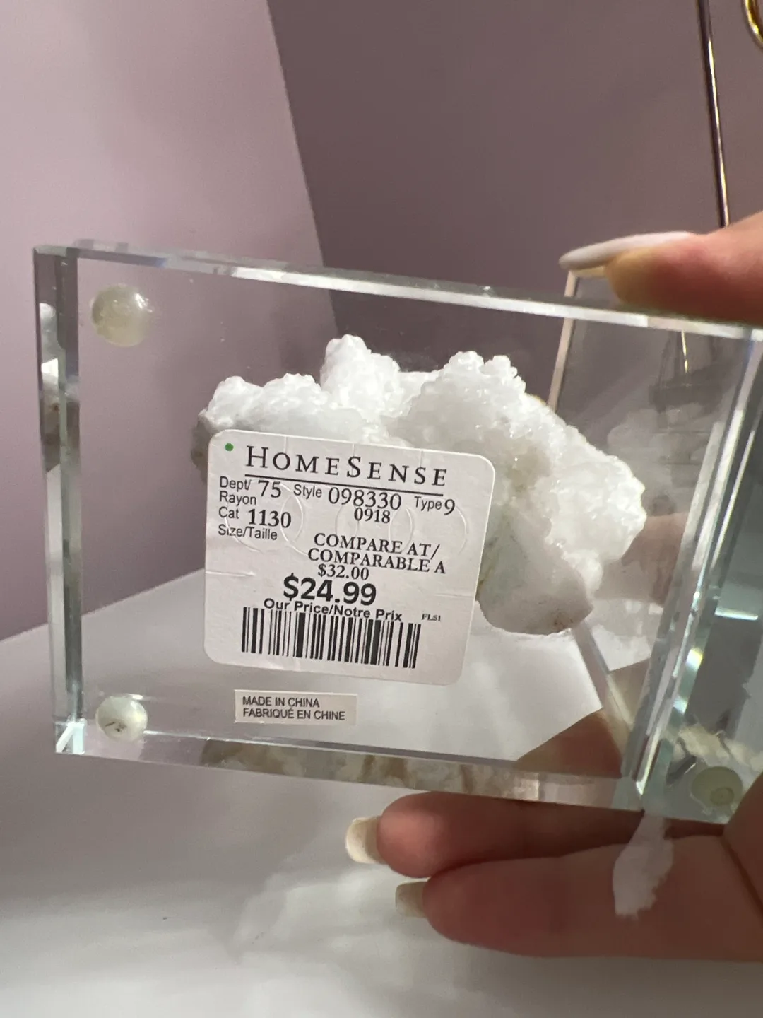 Homesense Quartz Crystal Bookend image indicator(5)