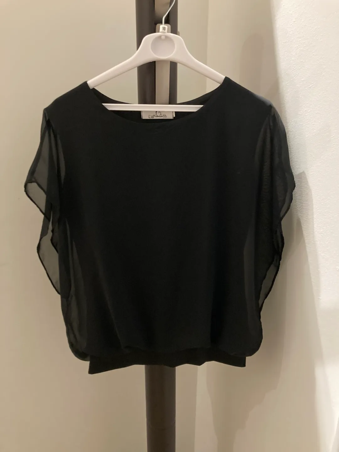 🇨🇦🍁Black Sheer Top thumbnail