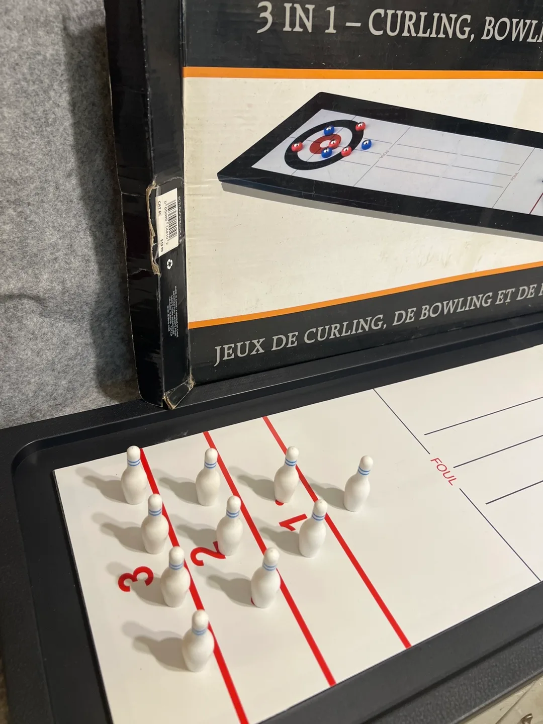 3 in 1 Curling, Bowling & Shuffleboard Game image indicator(2)