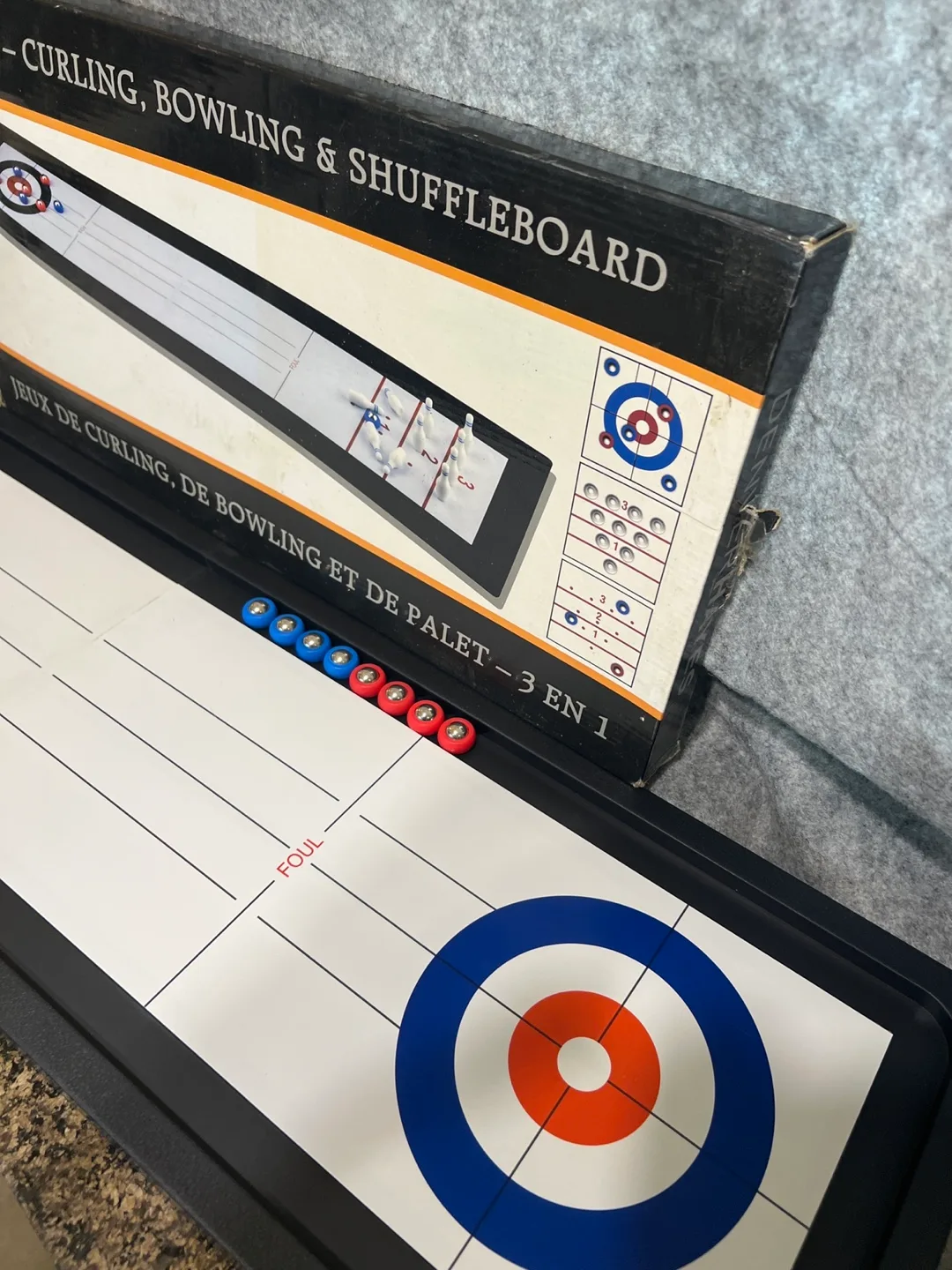 3 in 1 Curling, Bowling & Shuffleboard Game image indicator(3)