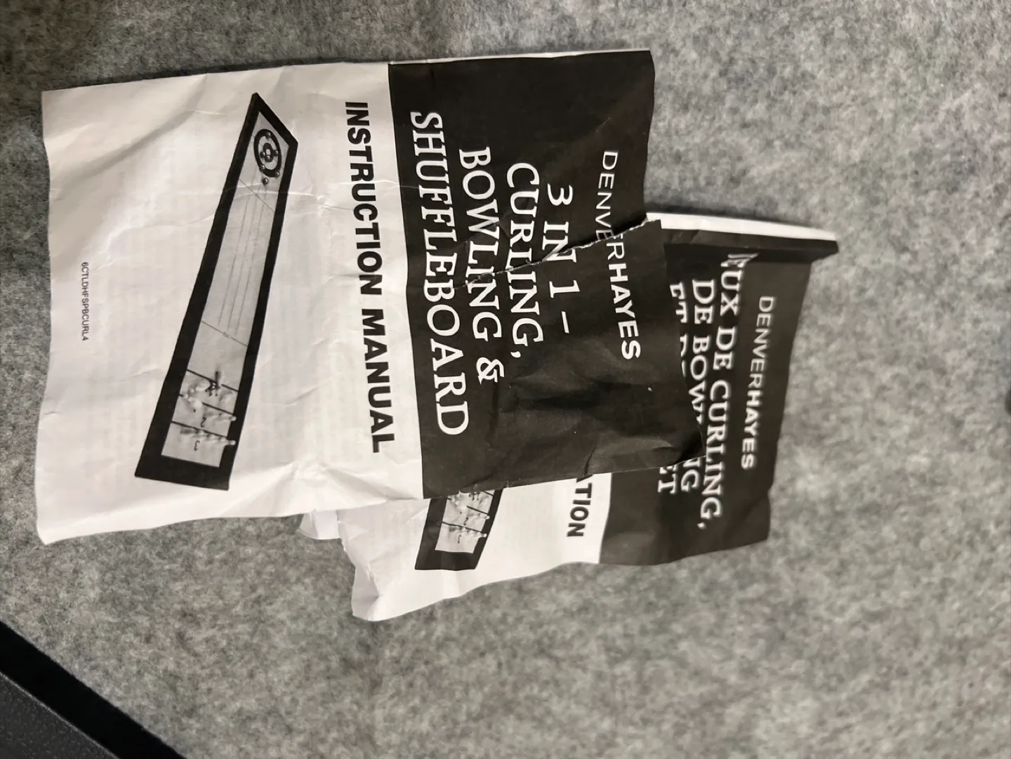 3 in 1 Curling, Bowling & Shuffleboard Game image indicator(6)